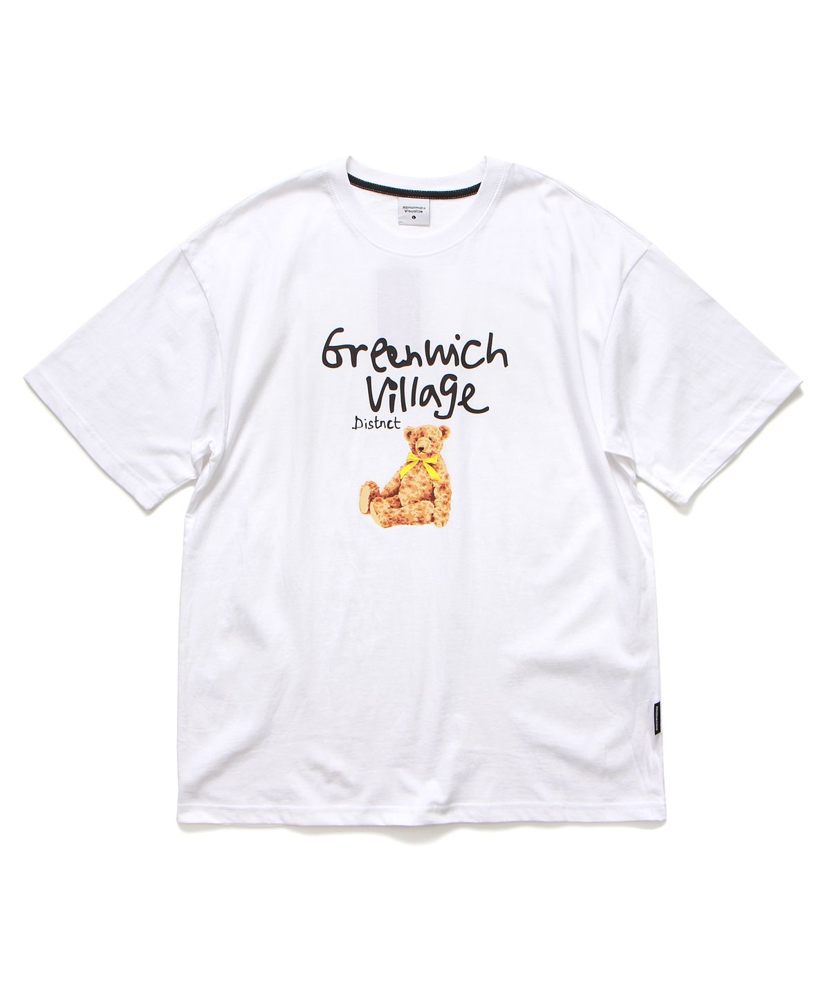 앱놀머씽(ABNORMALTHING) 그리니치 티셔츠 블랙 (GREENWICH T-SHIRT BLACK)