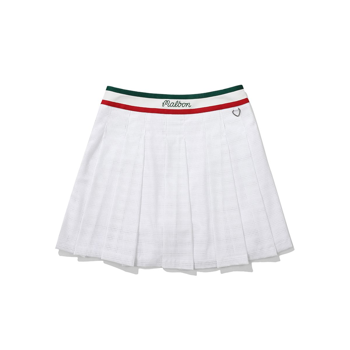 말본 골프(MALBON GOLF) 트리코트 핫써머 메쉬 스커트 WHITE (WOMAN)