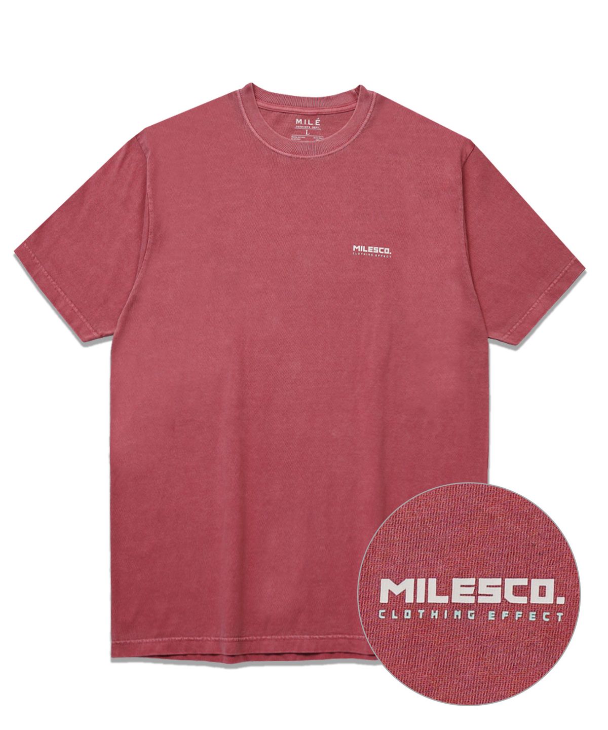 더마일(THEMILE) PIGMENT ESSENTIAL CREW[PIGMENT RED]