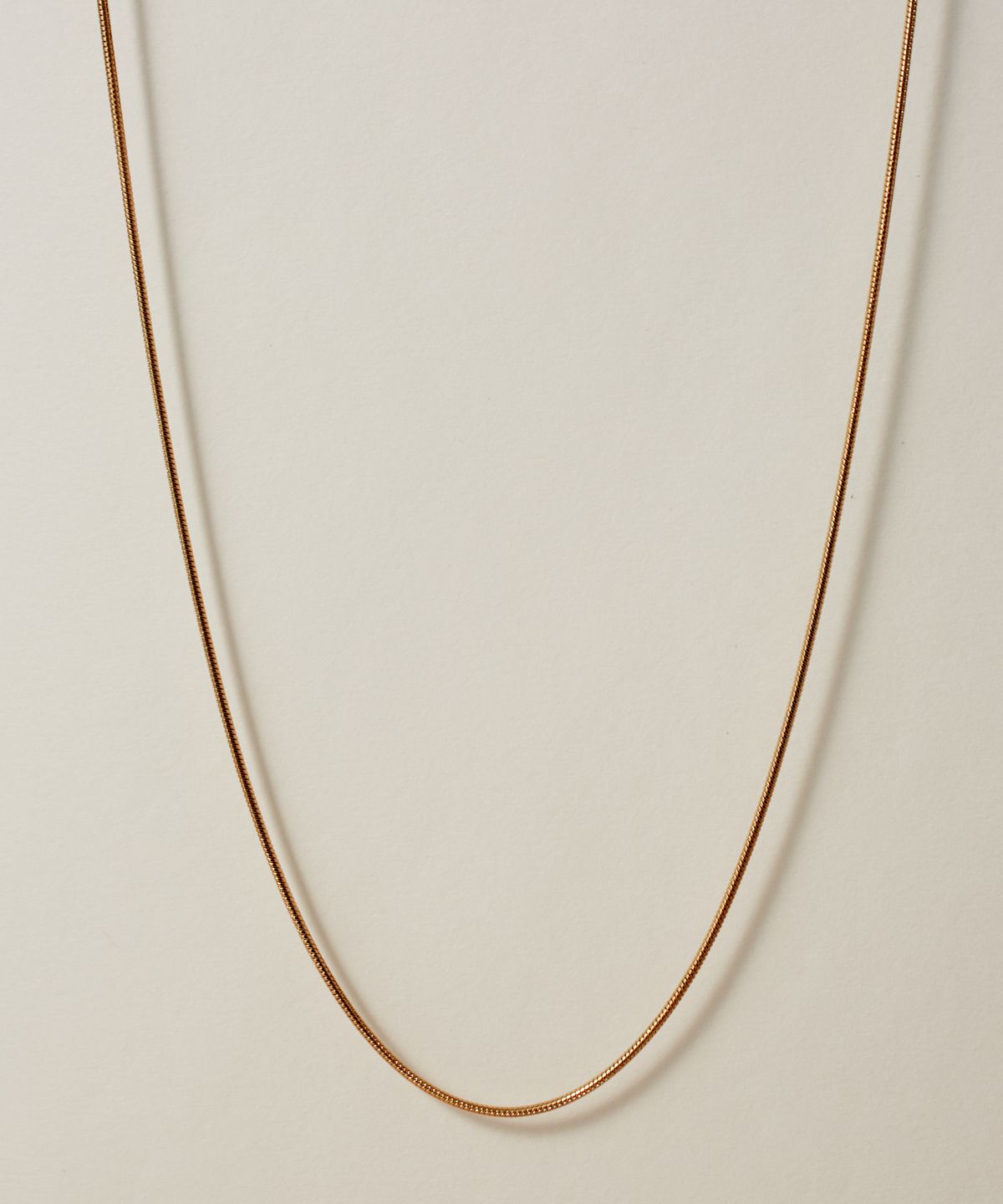 노비스도쿄(NOVICE TOKYO) 심플 내로우 목걸이 Simple Narrow Necklace [Stainless]