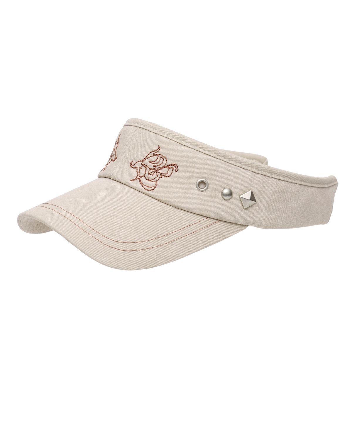 배디(BADEE) Stud Sun Visor Sand