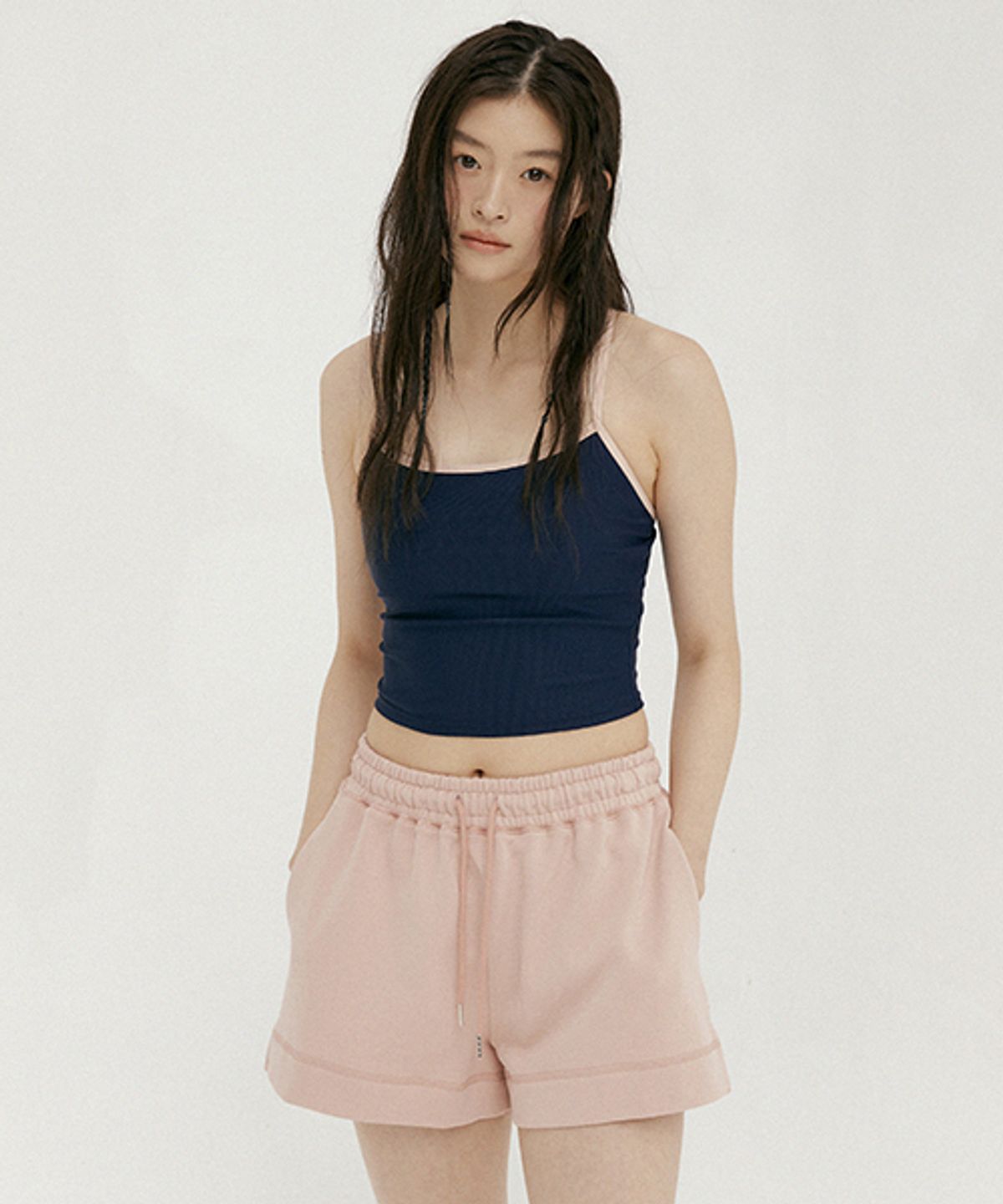 링서울(LINGSEOUL) soft banded shorts-pink