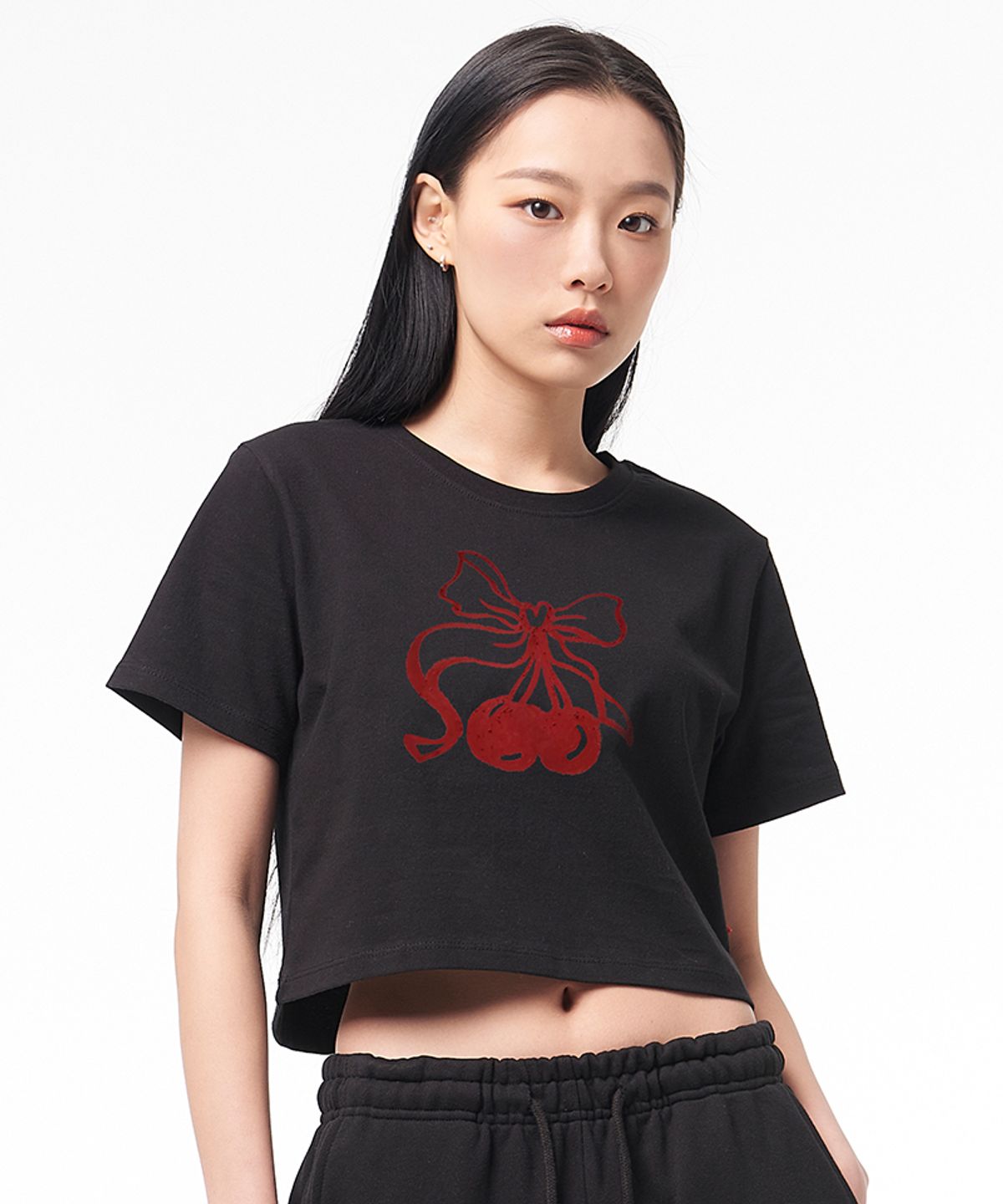아티스트웨어(ARTISTWEAR) [ATW] 체리시유 크롭 반팔티