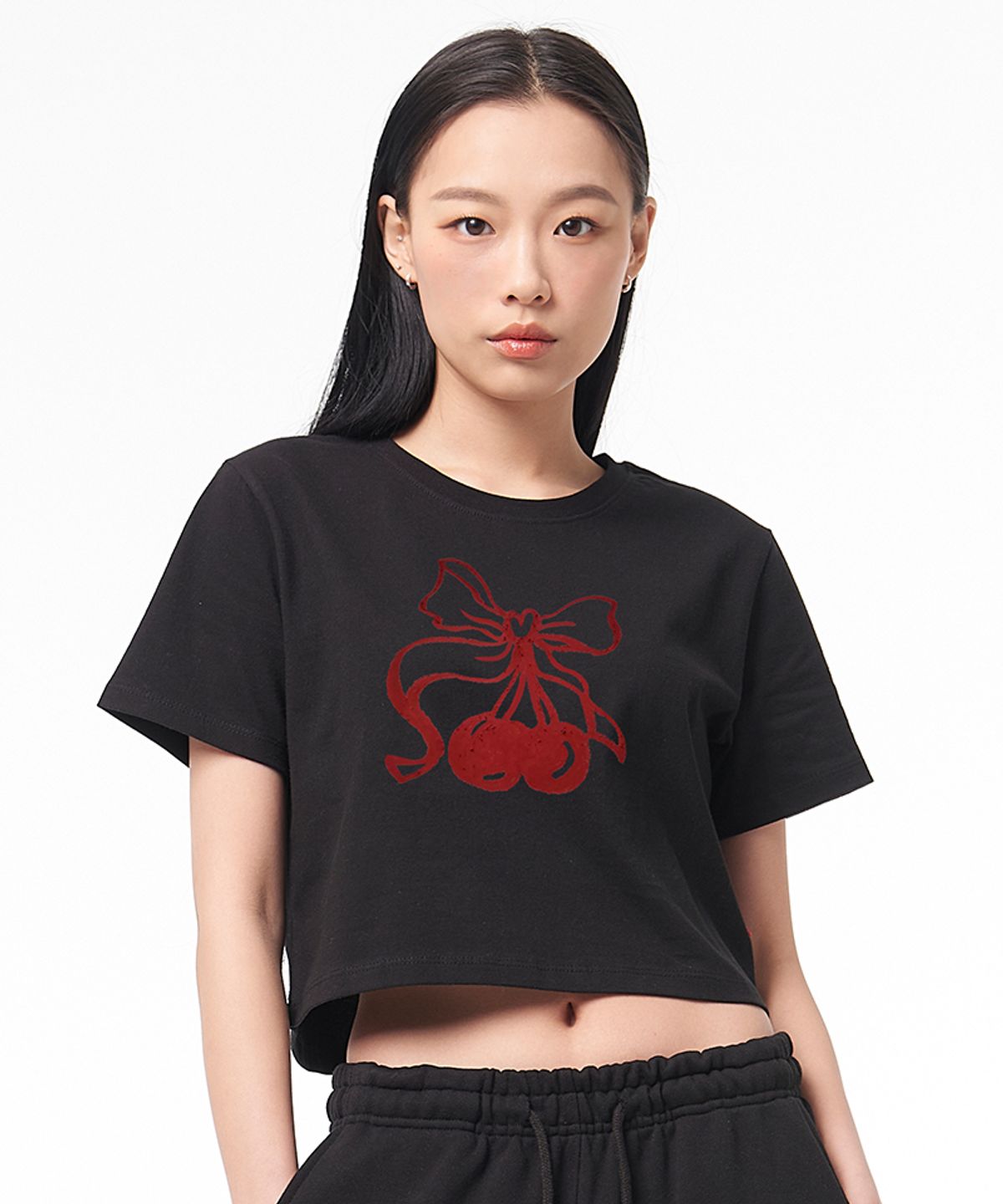 아티스트웨어(ARTISTWEAR) [ATW] 체리시유 크롭 반팔티