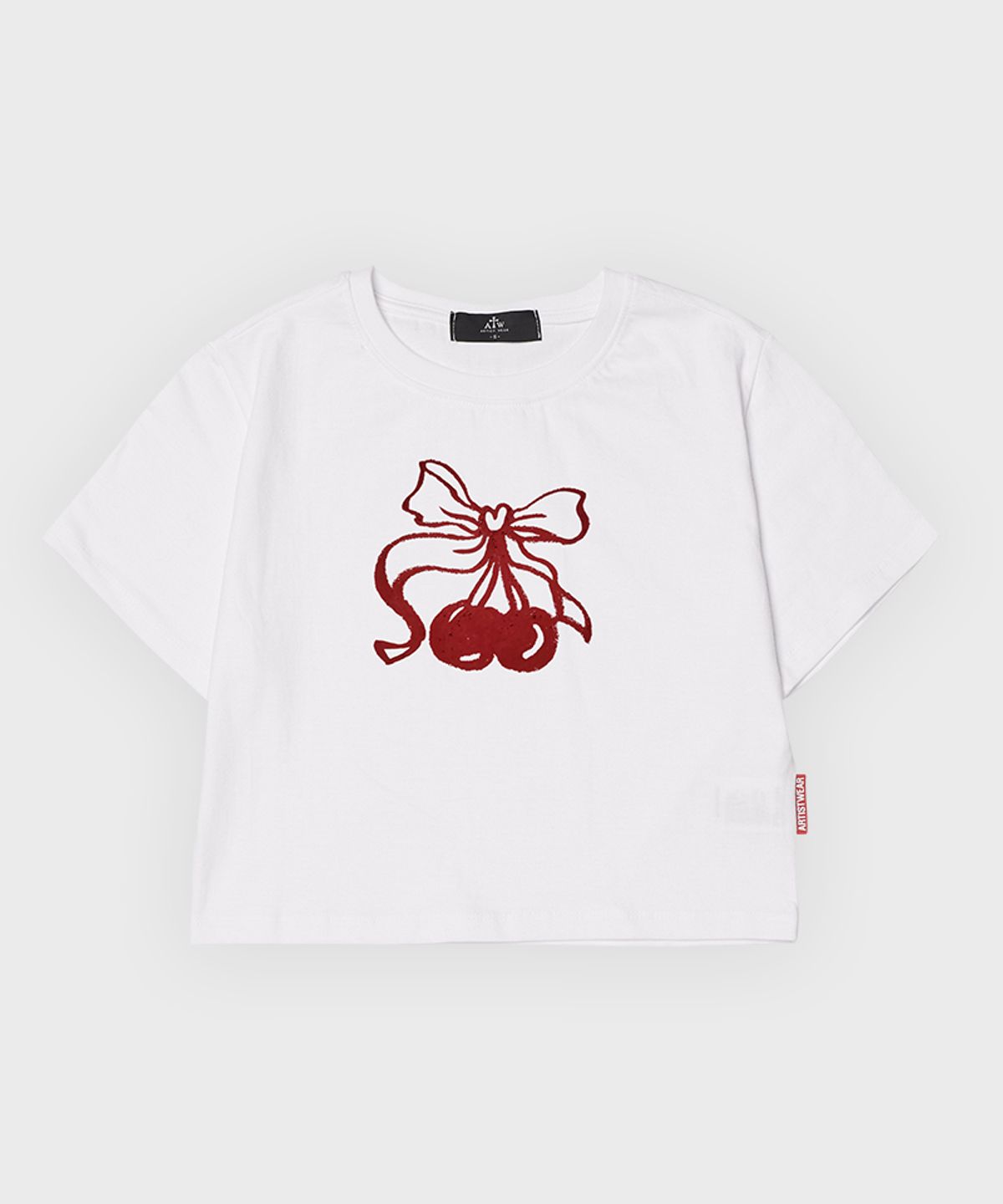 아티스트웨어(ARTISTWEAR) [ATW] 체리시유 크롭 반팔티