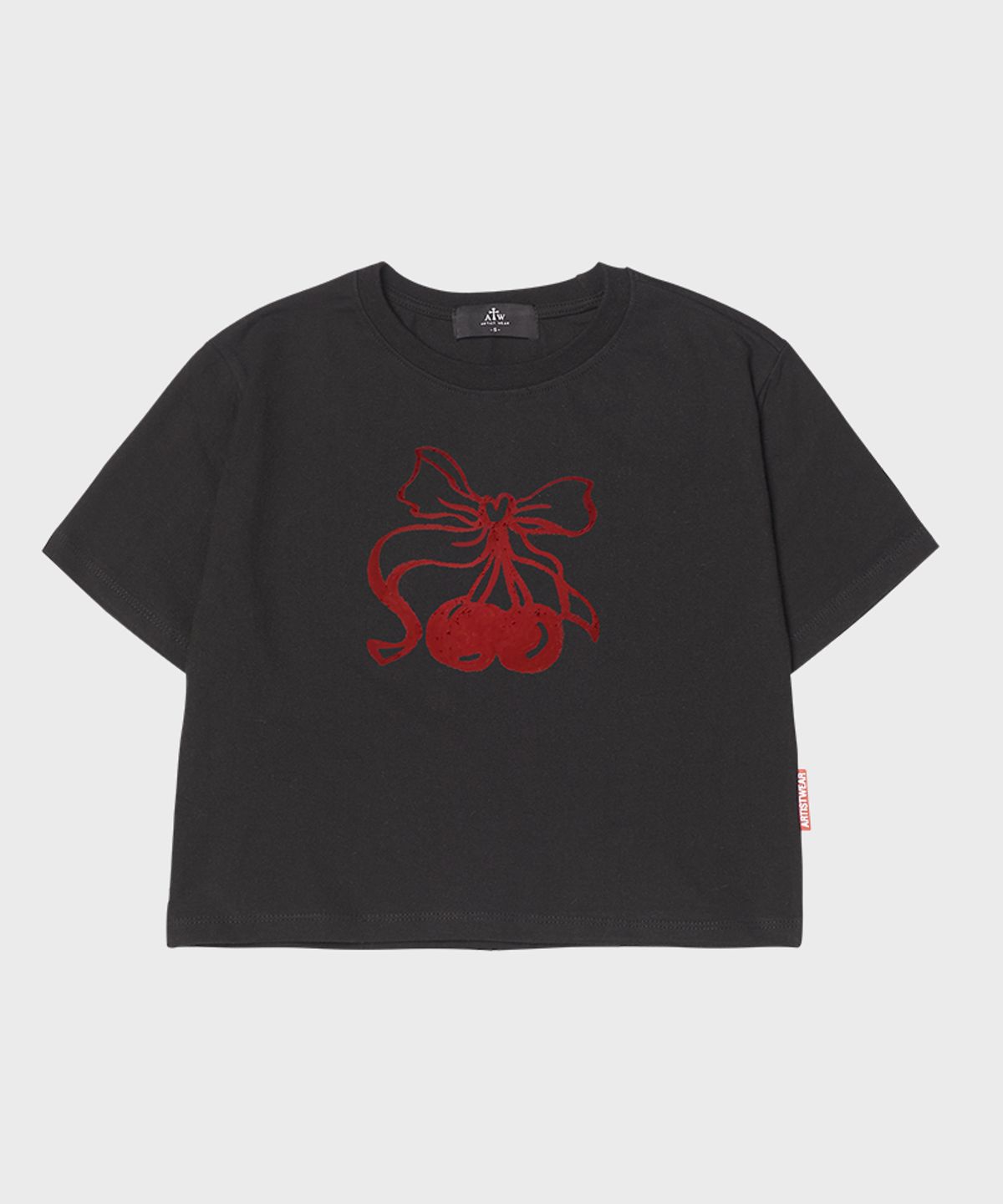 아티스트웨어(ARTISTWEAR) [ATW] 체리시유 크롭 반팔티