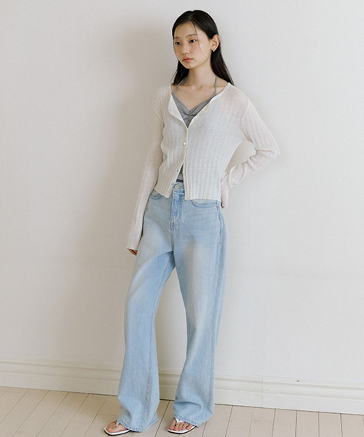 링서울(LINGSEOUL) relaxed washing denim pants