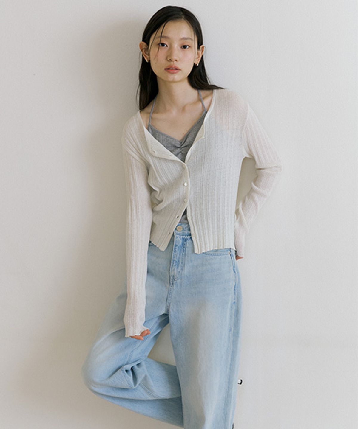 링서울(LINGSEOUL) relaxed washing denim pants