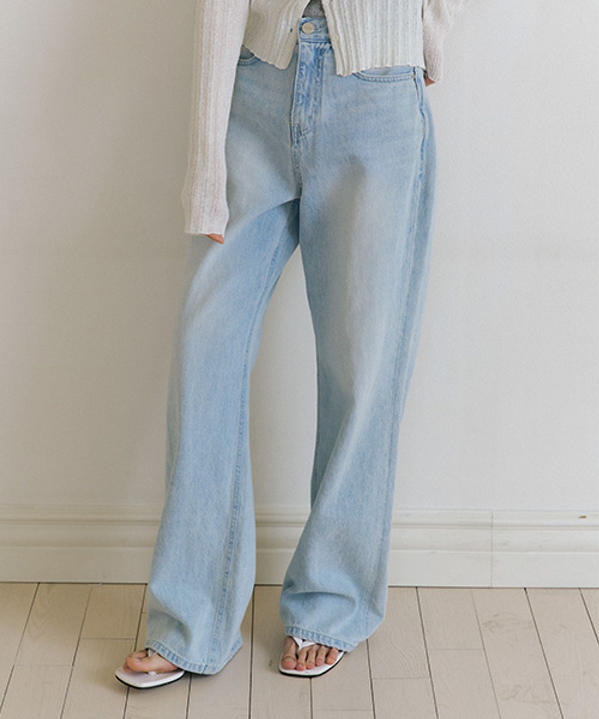 링서울(LINGSEOUL) relaxed washing denim pants