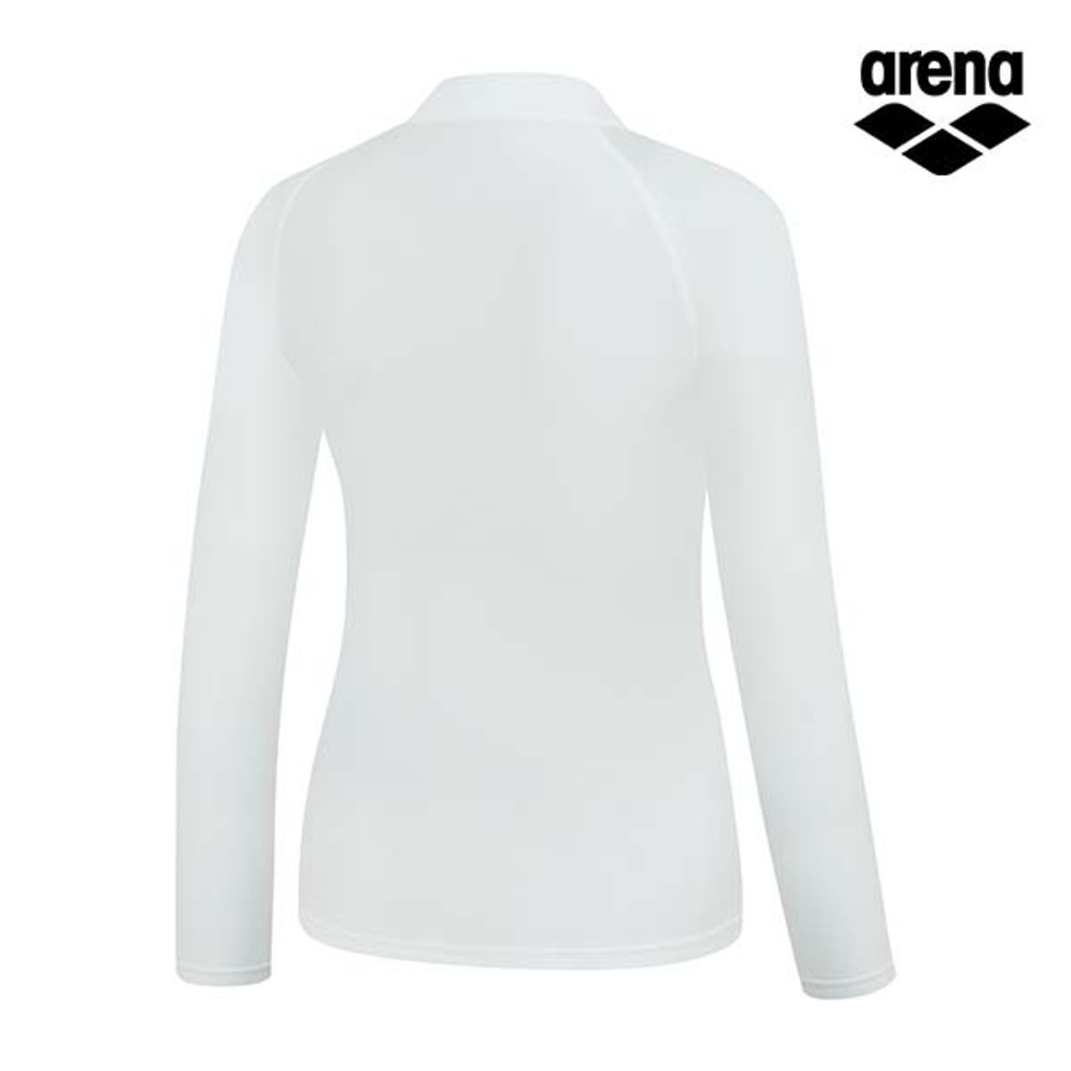 아레나(ARENA) 뉴웨이브 레귤러핏 집업 래쉬가드 A4BL1QR44WHT