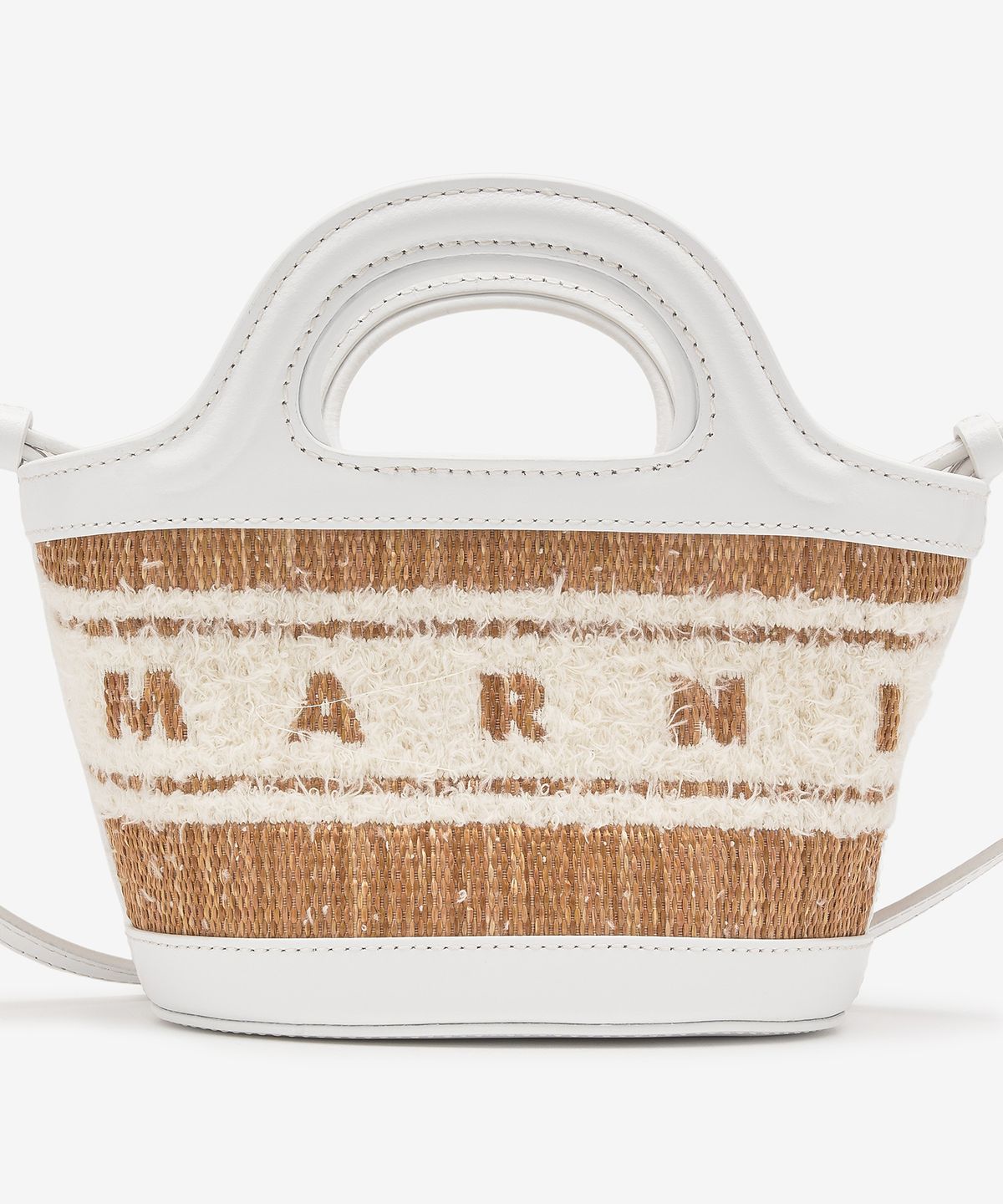 마르니(MARNI) 마이크로 트로피칼리아 토트백 - 에크루:화이트 / BMMP0096L5P7945ZO822