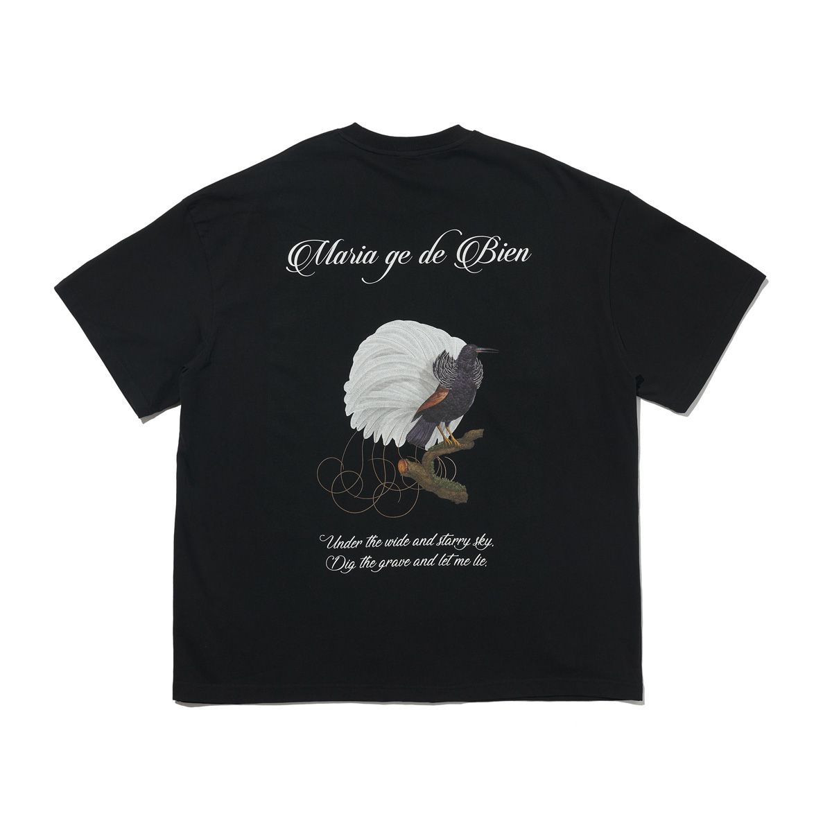 마리아쥬드비엔(MARIAGEDEBIEN) BLACK TEES (154)