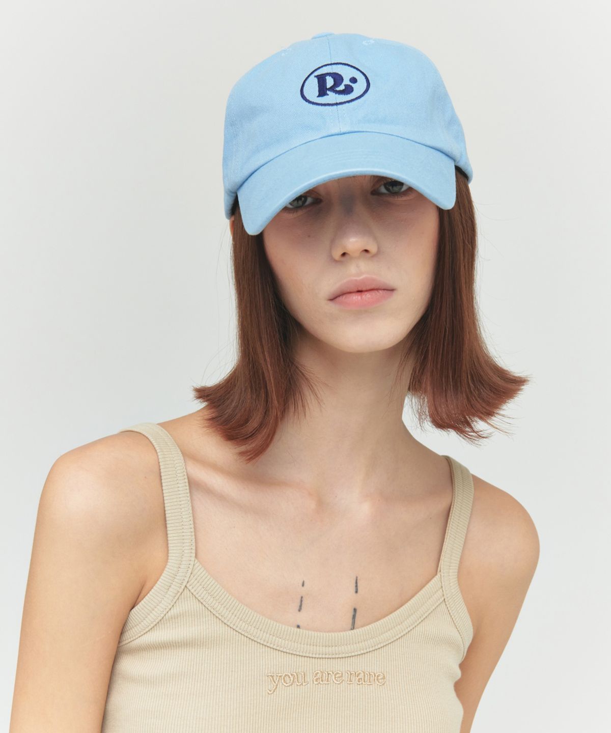 더포르타(THEPORTA) WASHING SYMBOL CAP, SKY BLUE