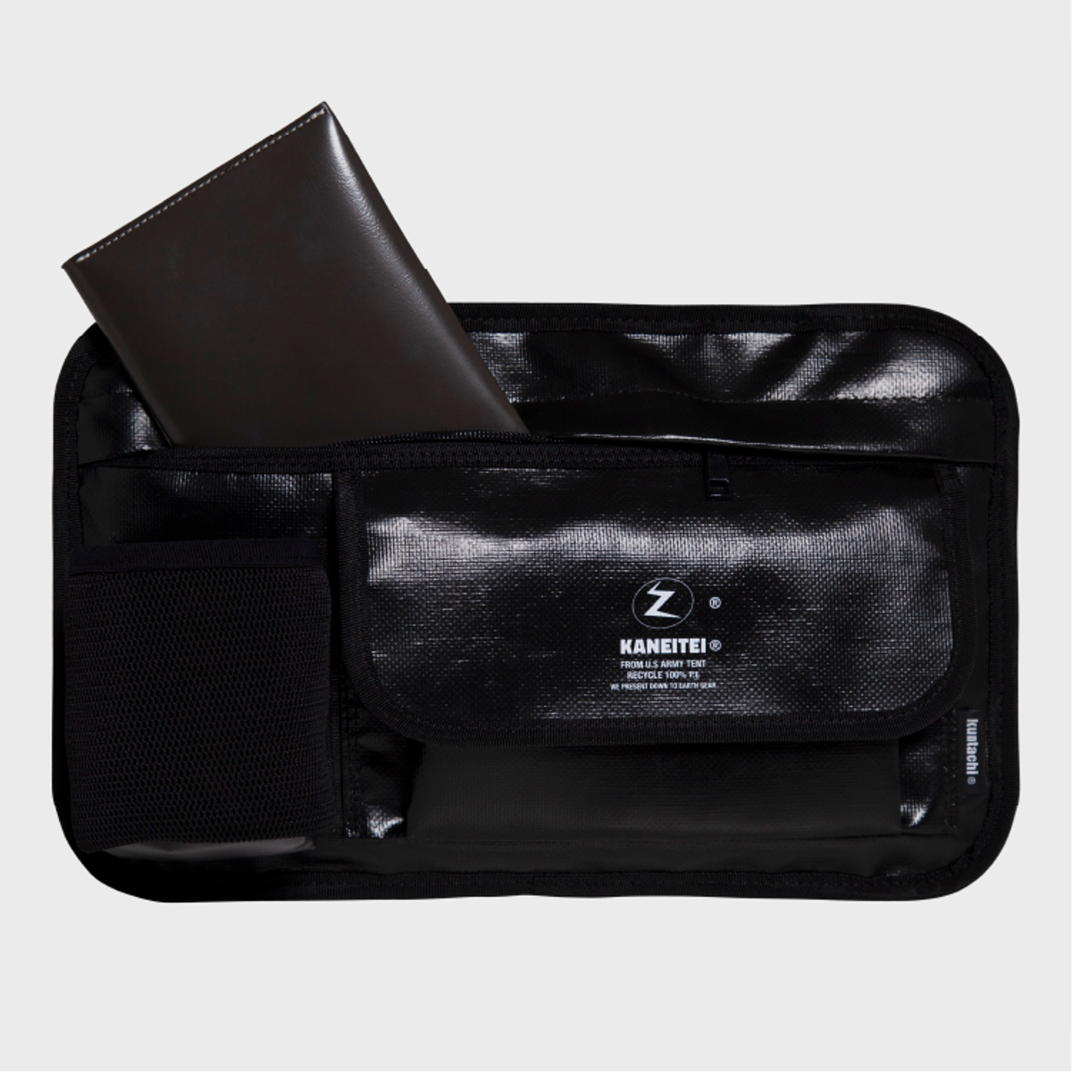쿤타치(KUNTACH) KTC X KNT Vespa Pouch [BLACK] / UPCYCLED