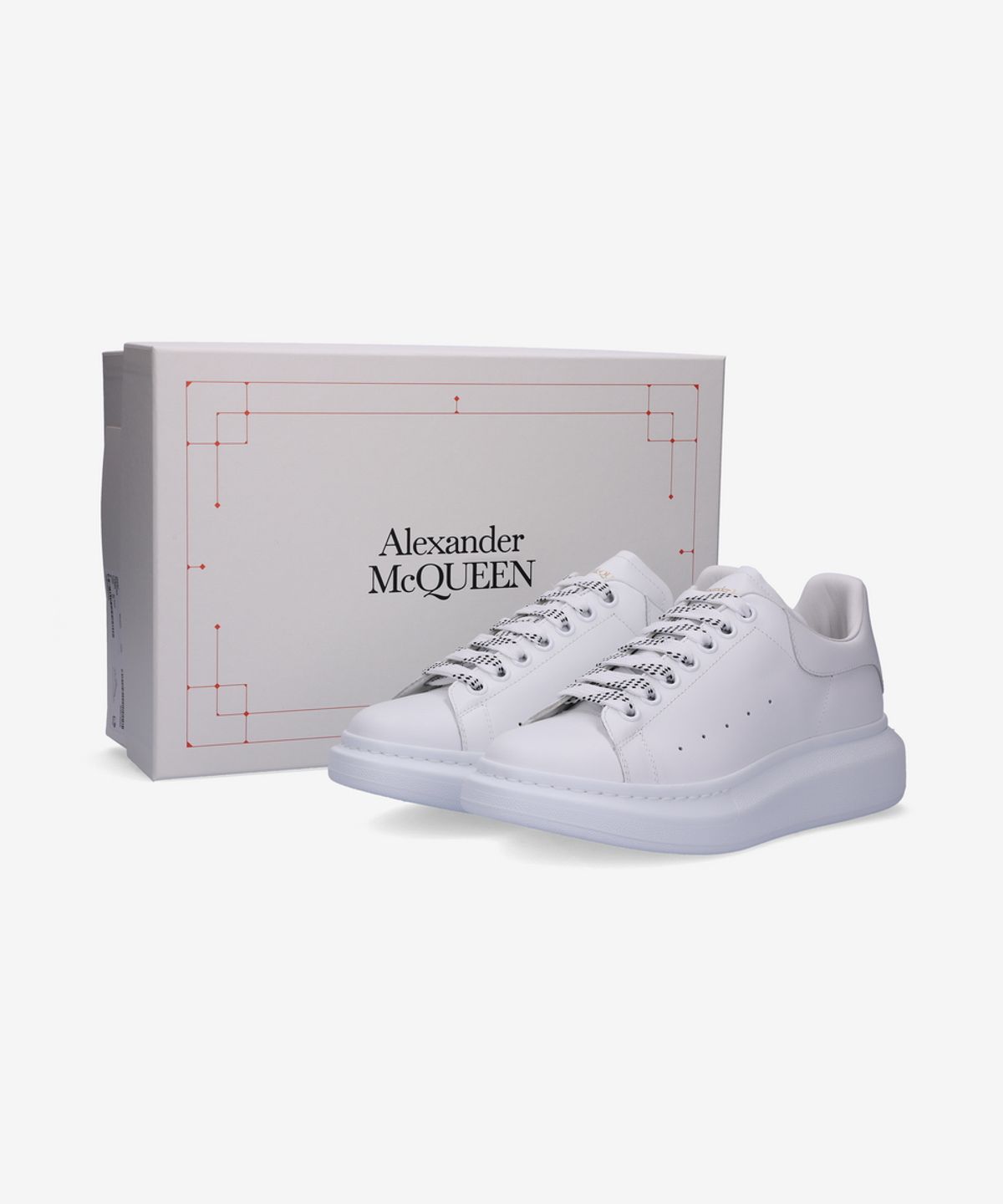 알렉산더 맥퀸(ALEXANDER McQUEEN) 오버솔 스니커즈 - 화이트 / 553680WHGP59000