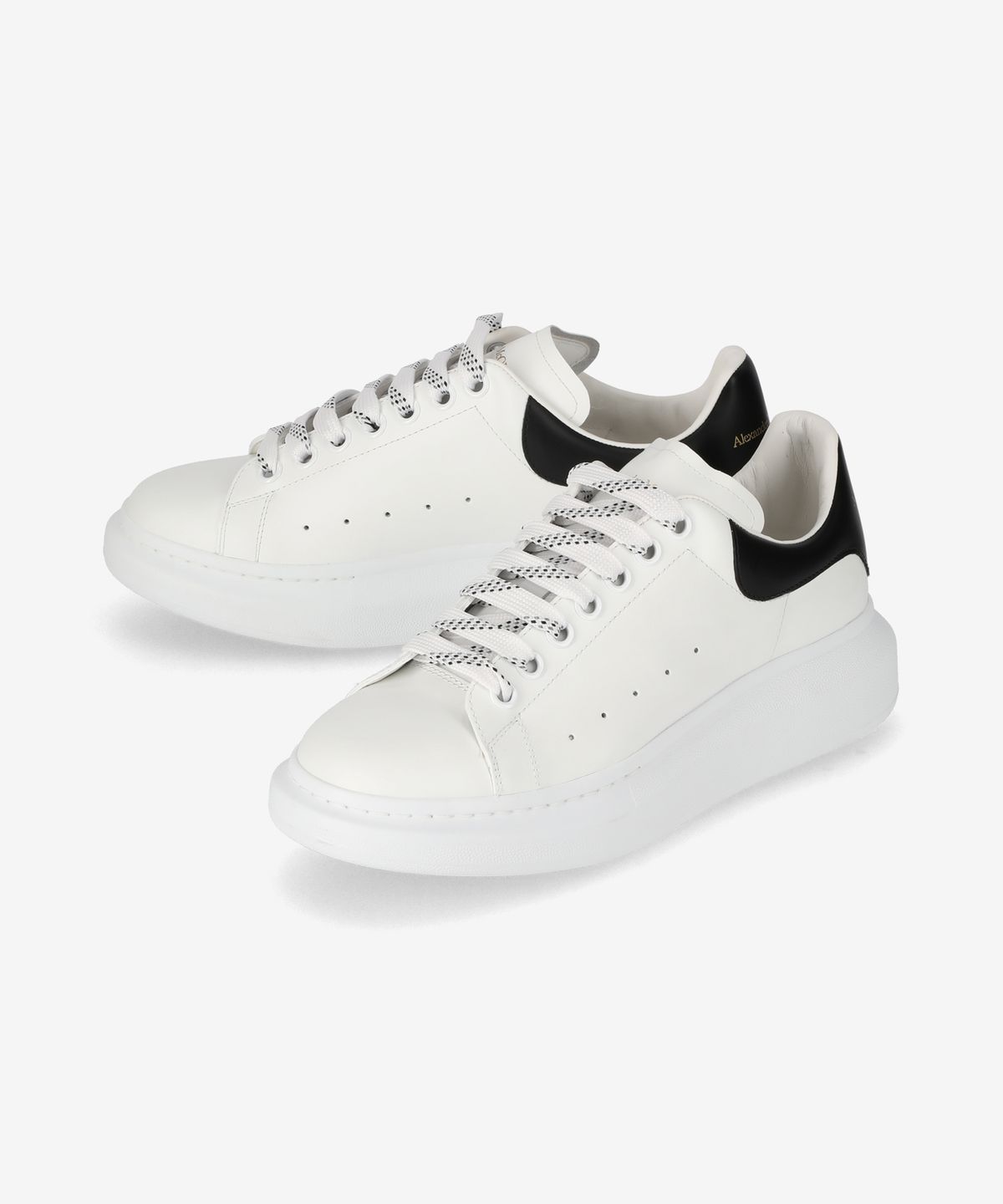 알렉산더 맥퀸(ALEXANDER McQUEEN) 오버솔 스니커즈 - 화이트:블랙 / 553680WHGP59061