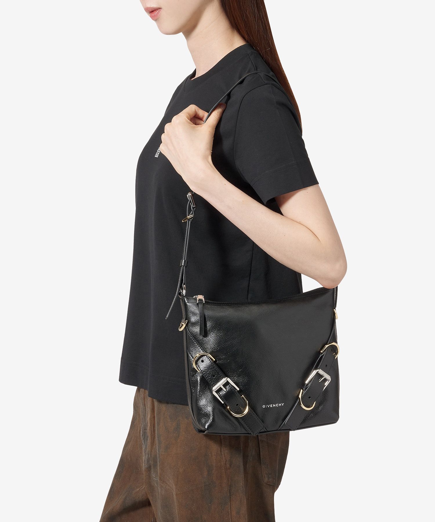 ショルダーバッグ・ポシェット GIVENCHY Women Messenger Bags BB50YYB1Q7001 Black MUSINSA | GIVENCHY Small Bouyue Crossbody Bag - Black