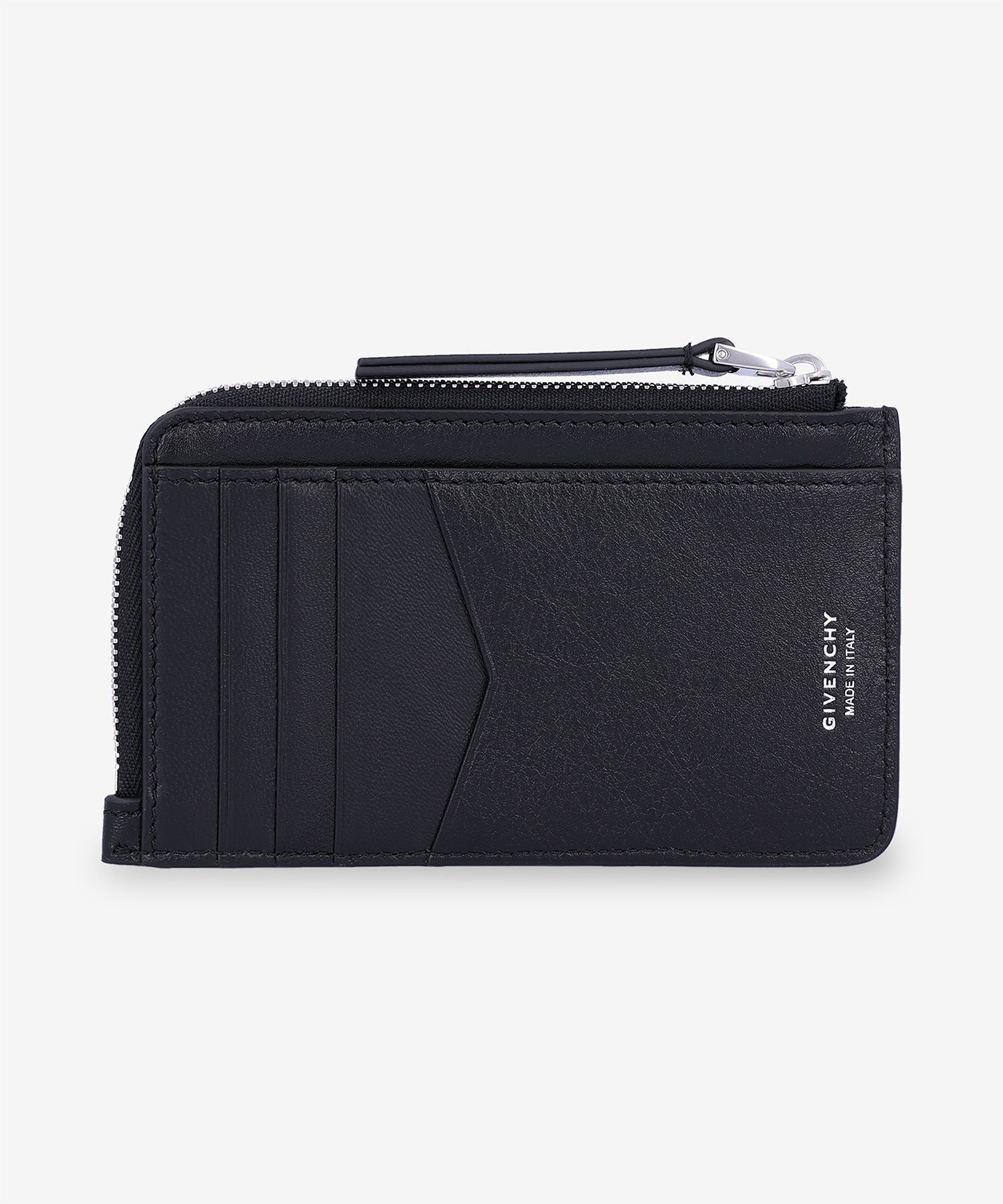 MUSINSA | GIVENCHY Boayou Zipper Card Holder - Black
