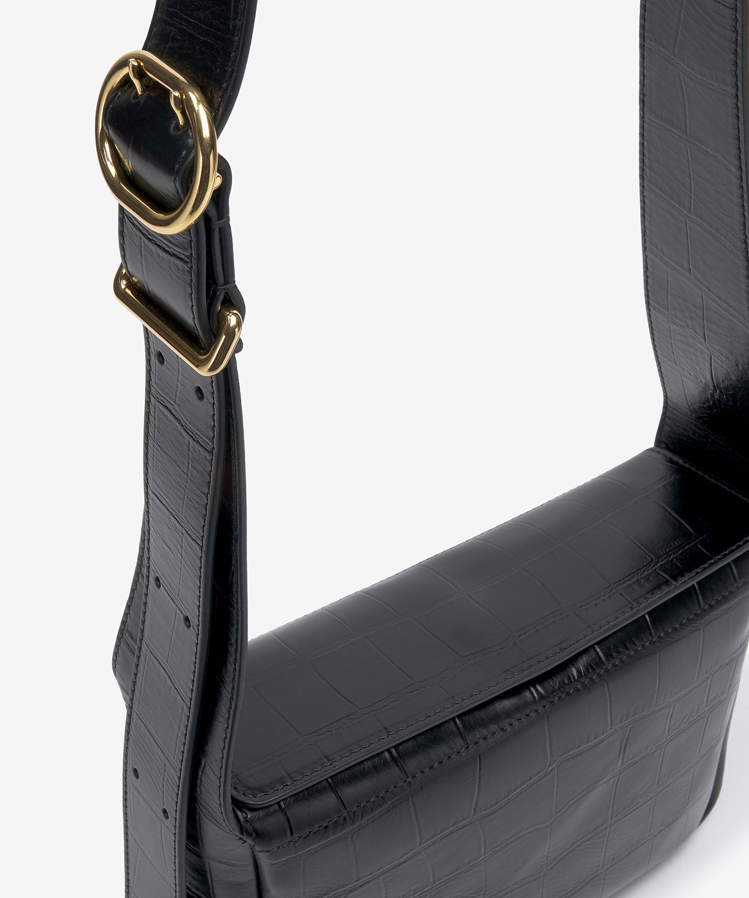 ★Jil Sander★ Mini Flap Shoulder Bag Black J07WG0064P657400 MUSINSA | JIL SANDER Mini Flap Shoulder Bag - Black