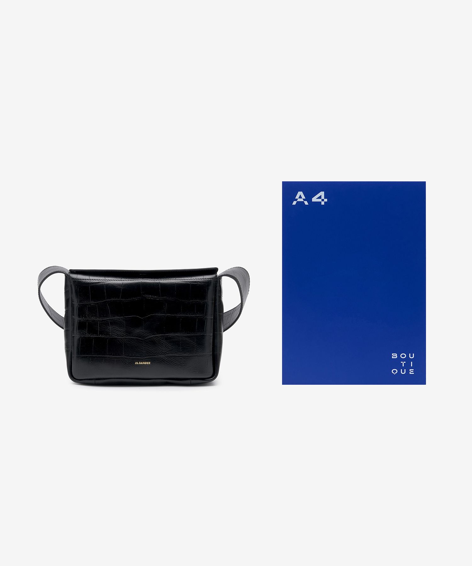 MUSINSA公式 | JIL SANDER Mini Flap Shoulder Bag - Black