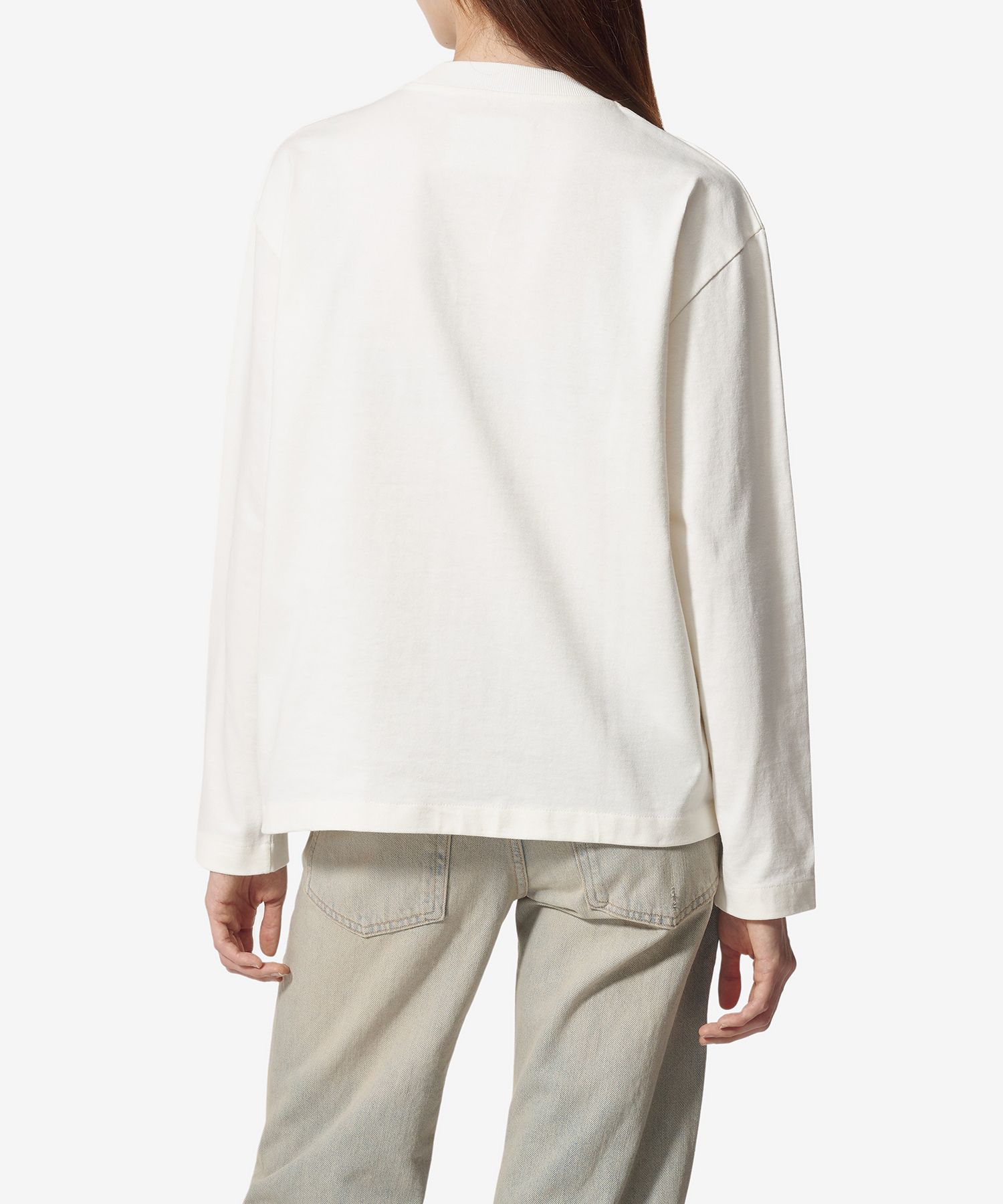 ★Jil Sander★ Big Logo T-Shirt Porcelain J02GC0107J45148102 MUSINSA | JIL SANDER Big Logo T-Shirt - Porcelain