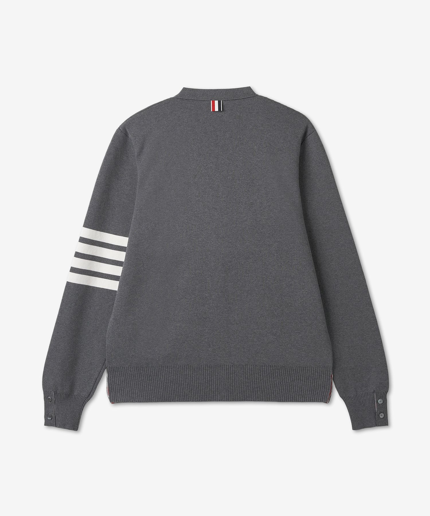 MUSINSA | THOM BROWNE White Milano Stitch Cotton 4 Cardigan