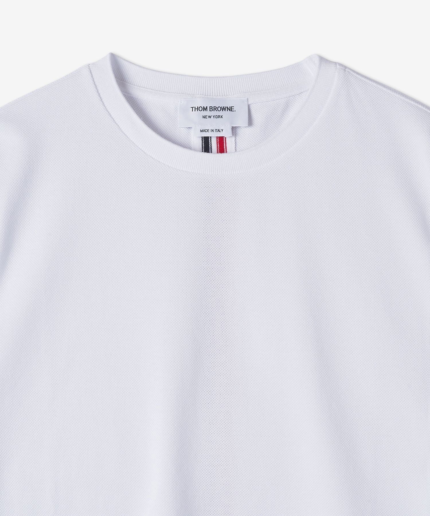 MUSINSA公式 | THOM BROWNE Cotton Pique Center Back Stripe
