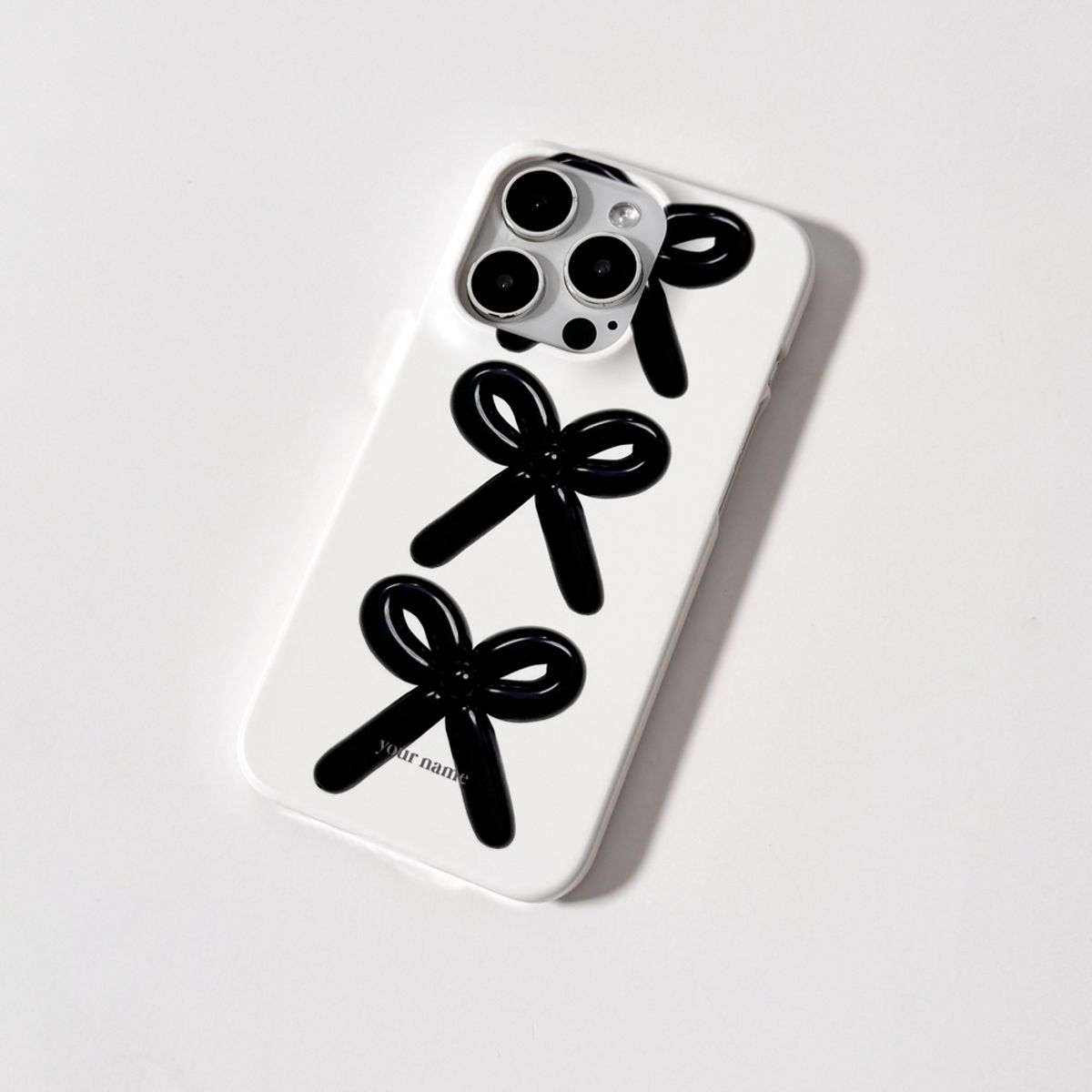 에이쓰리비쓰리(A3B3) Balloon Ribbon Black 벌룬 리본 블랙 (하드 케이스)