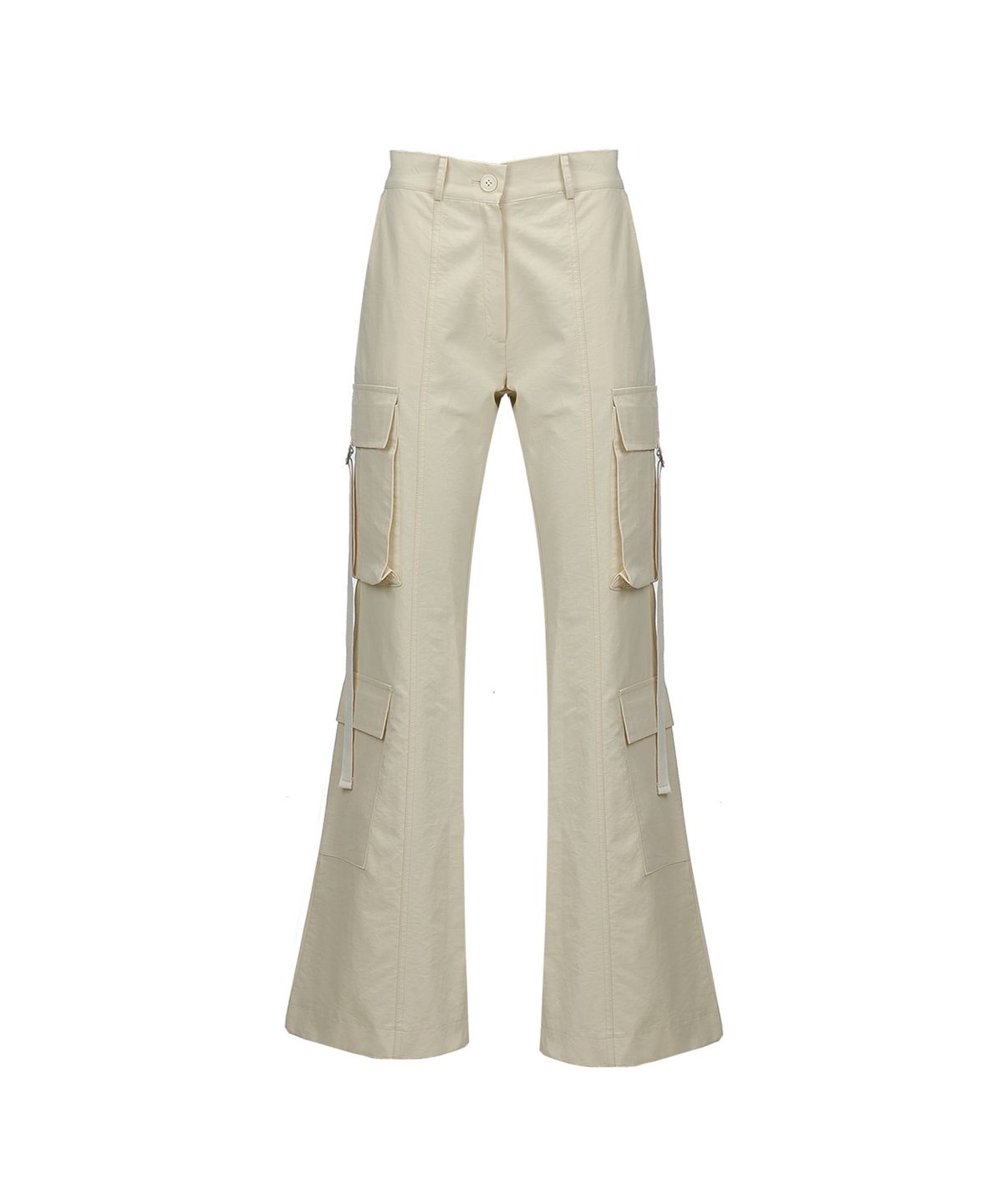더포르타(THEPORTA) STRAP CARGO PANTS, IVORY