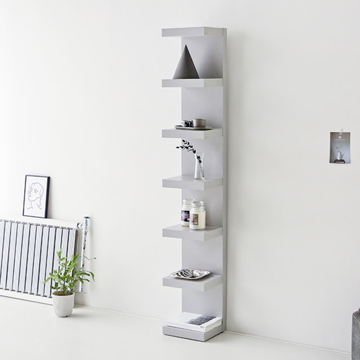 마켓비(MARKETB) KOLONN 벽선반 30x190