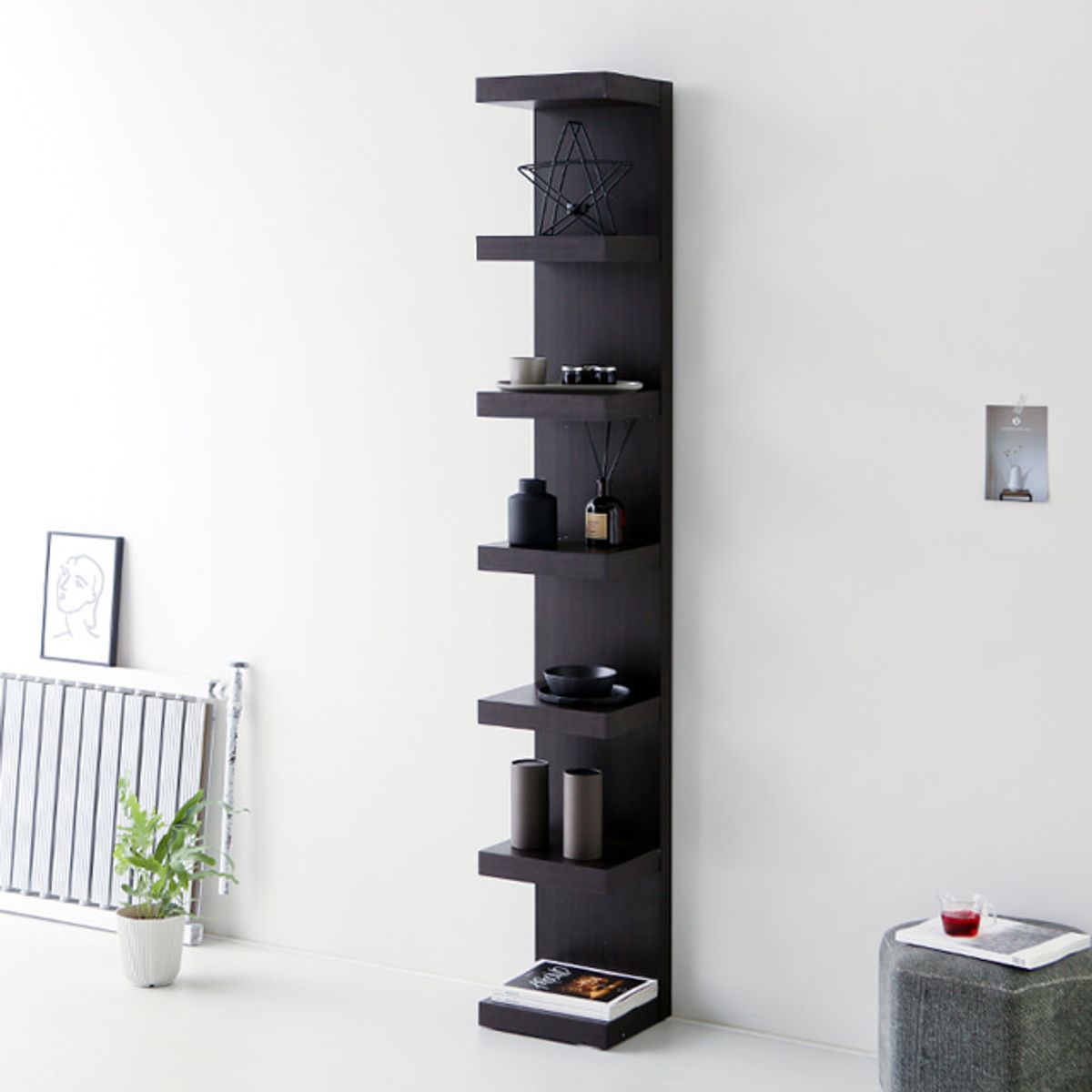 마켓비(MARKETB) KOLONN 벽선반 30x190