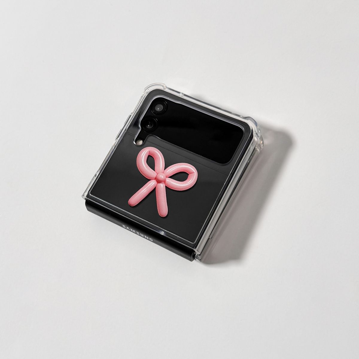 에이쓰리비쓰리(A3B3) Balloon Ribbon Pink 벌룬 리본 핑크 (Z 플립 3.4.5 젤하드)