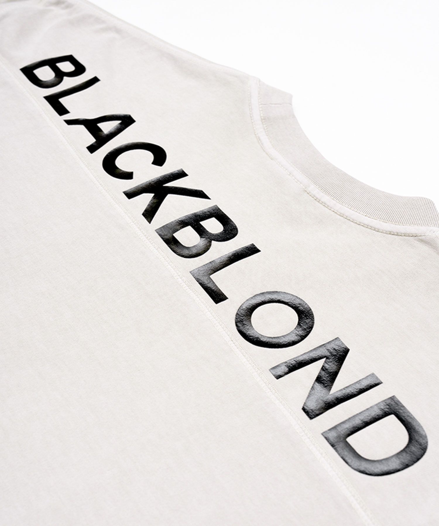 ◆BLACKBLOND◆ Vivid Hidden Slogan Pigment Short Sleeve T-Sh MUSINSA | BLACKBLOND Vivid Hidden Slogan Pigment Short