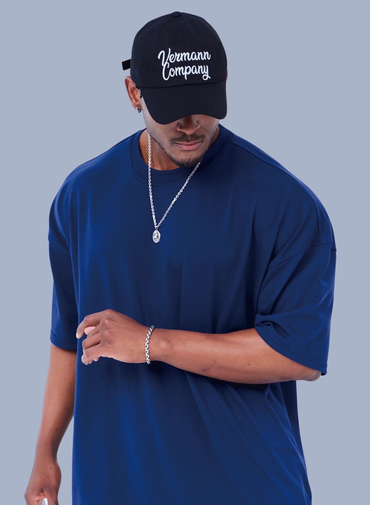 베르만 어패럴(VERMANN APPAREL) [2PACK]베이직 절개 오버핏 반팔티 5컬러