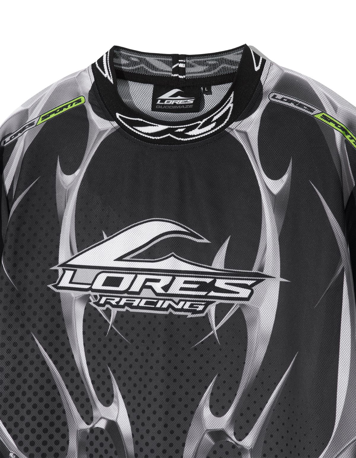로어즈(LORES) Guccimaze Motocross Jersey - Black