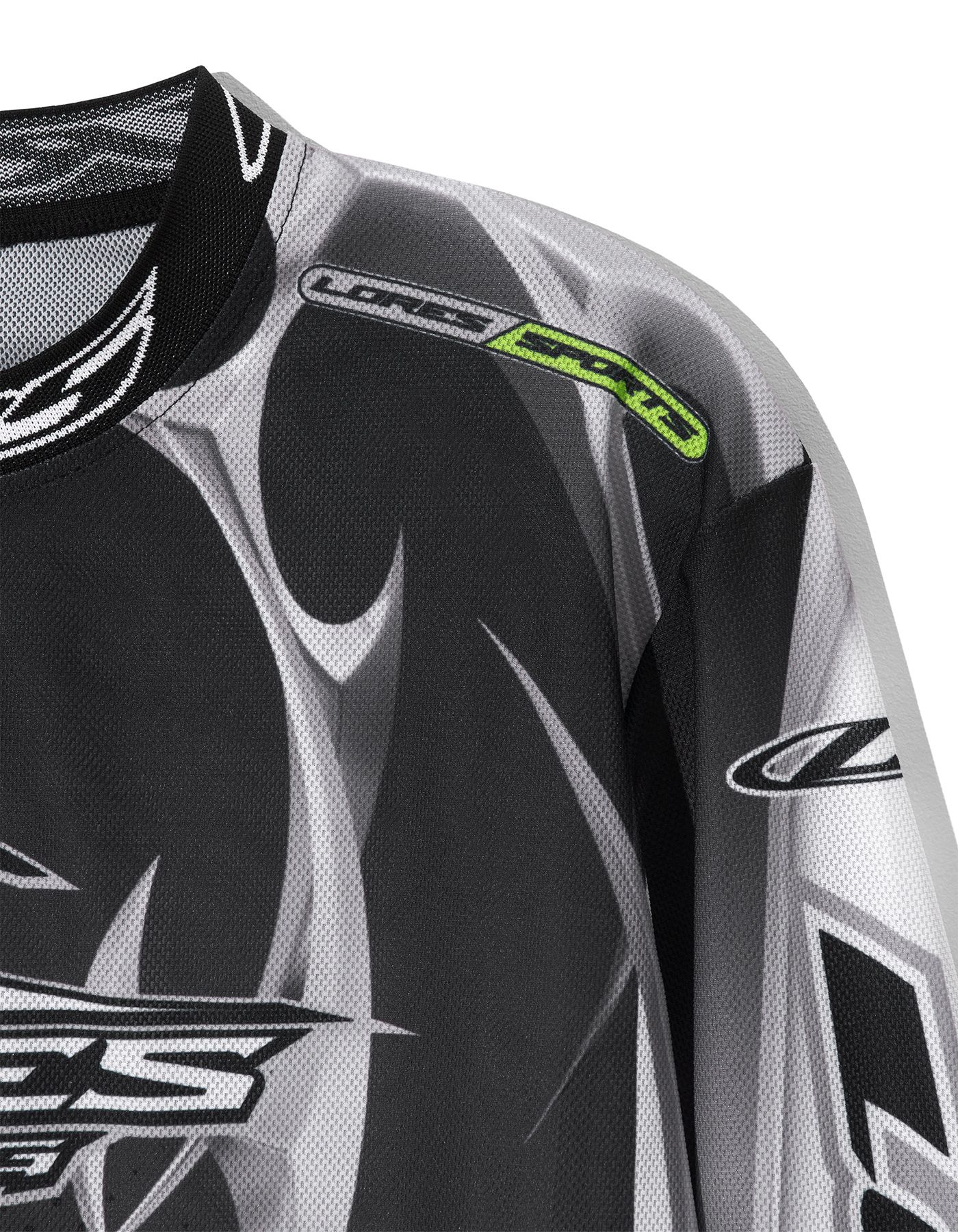 MUSINSA | LORES Guccimaze Motocross Jersey - Black
