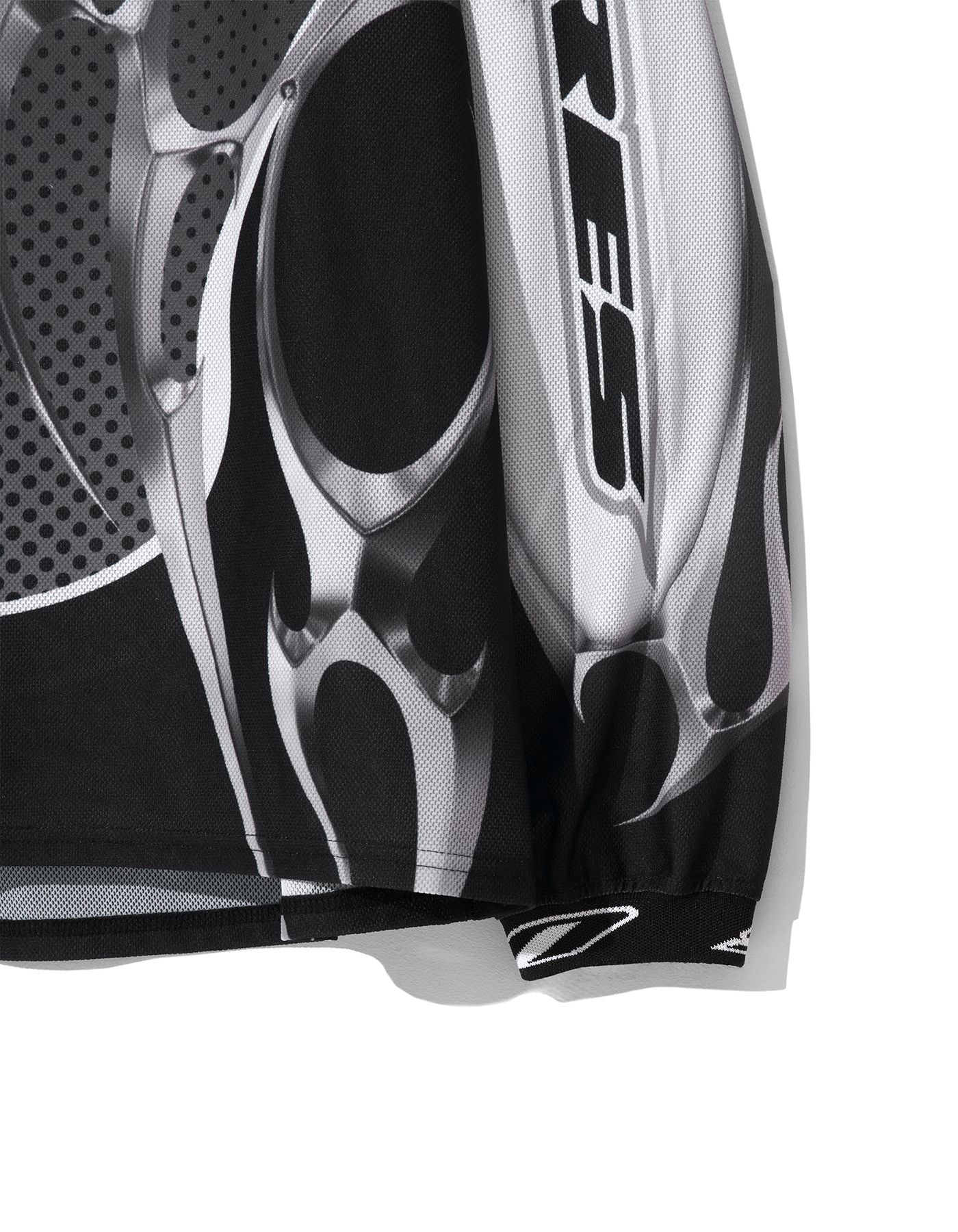MUSINSA | LORES Guccimaze Motocross Jersey - Black