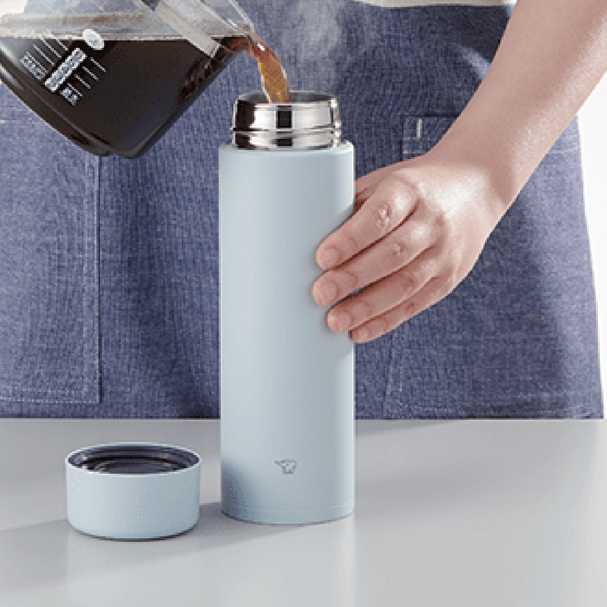 조지루시(ZOJIRUSHI) 일체형 보온보냉 텀블러 600ml(SM-GA60)