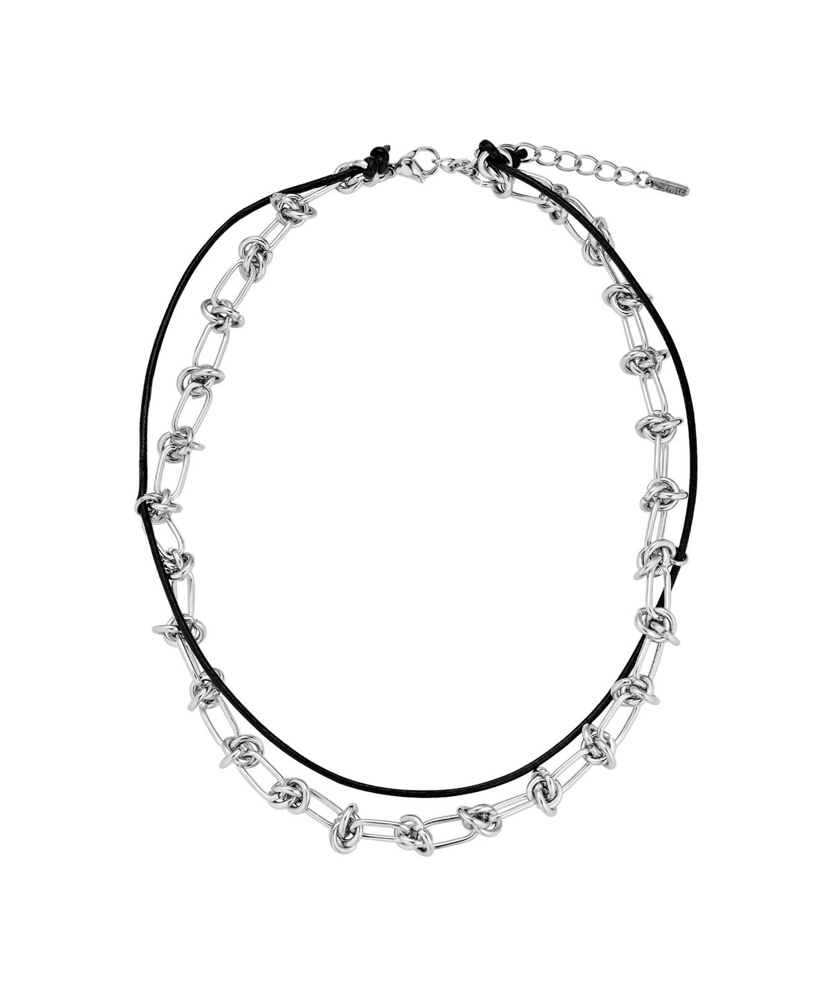 로맨티누어(ROMANTINUER) SN.143 LEATHER CHAIN NECKLACE