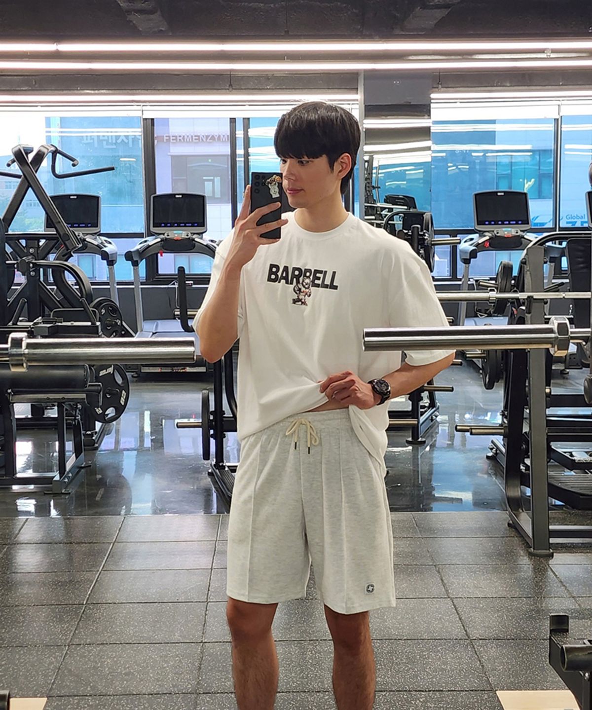 바벨웍스(BARBELLWORKS) 베어바벨 오버핏