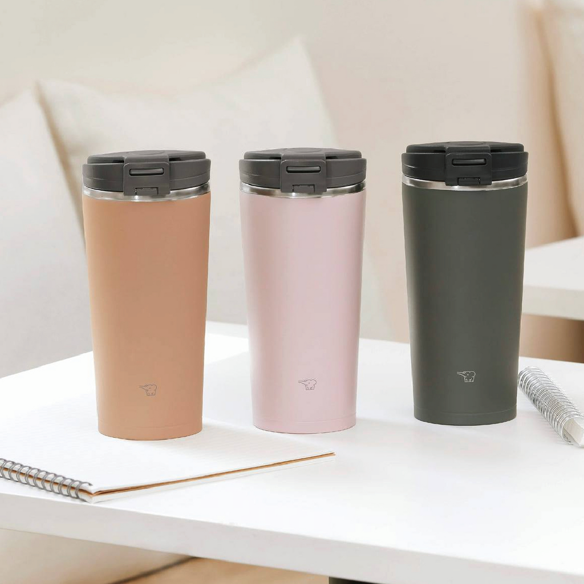 조지루시(ZOJIRUSHI) 보온보냉 플립오픈 텀블러 400ml(SX-KA40)
