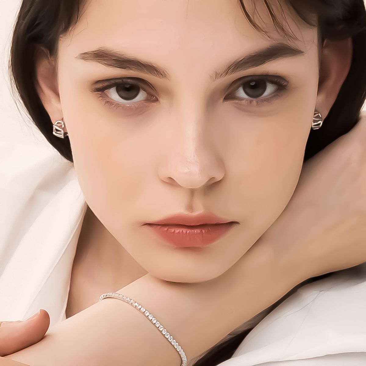 웨스트아일랜드(WESTISLAND) 브릿지 원터치 귀걸이_WI5121420