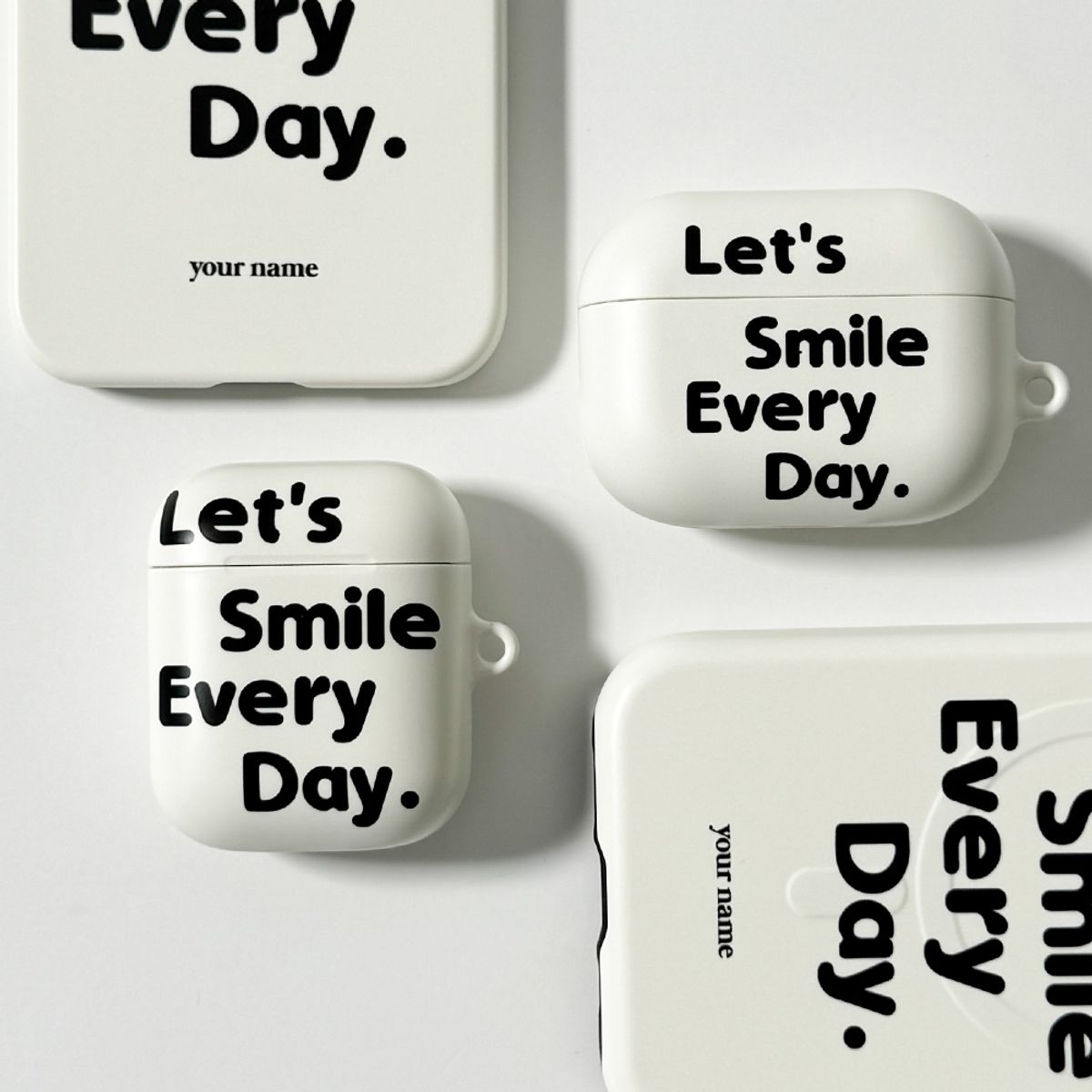 에이쓰리비쓰리(A3B3) Lets Smile Every Day 01 레츠 스마일 에브리 데이 01 (에어팟 케이스)