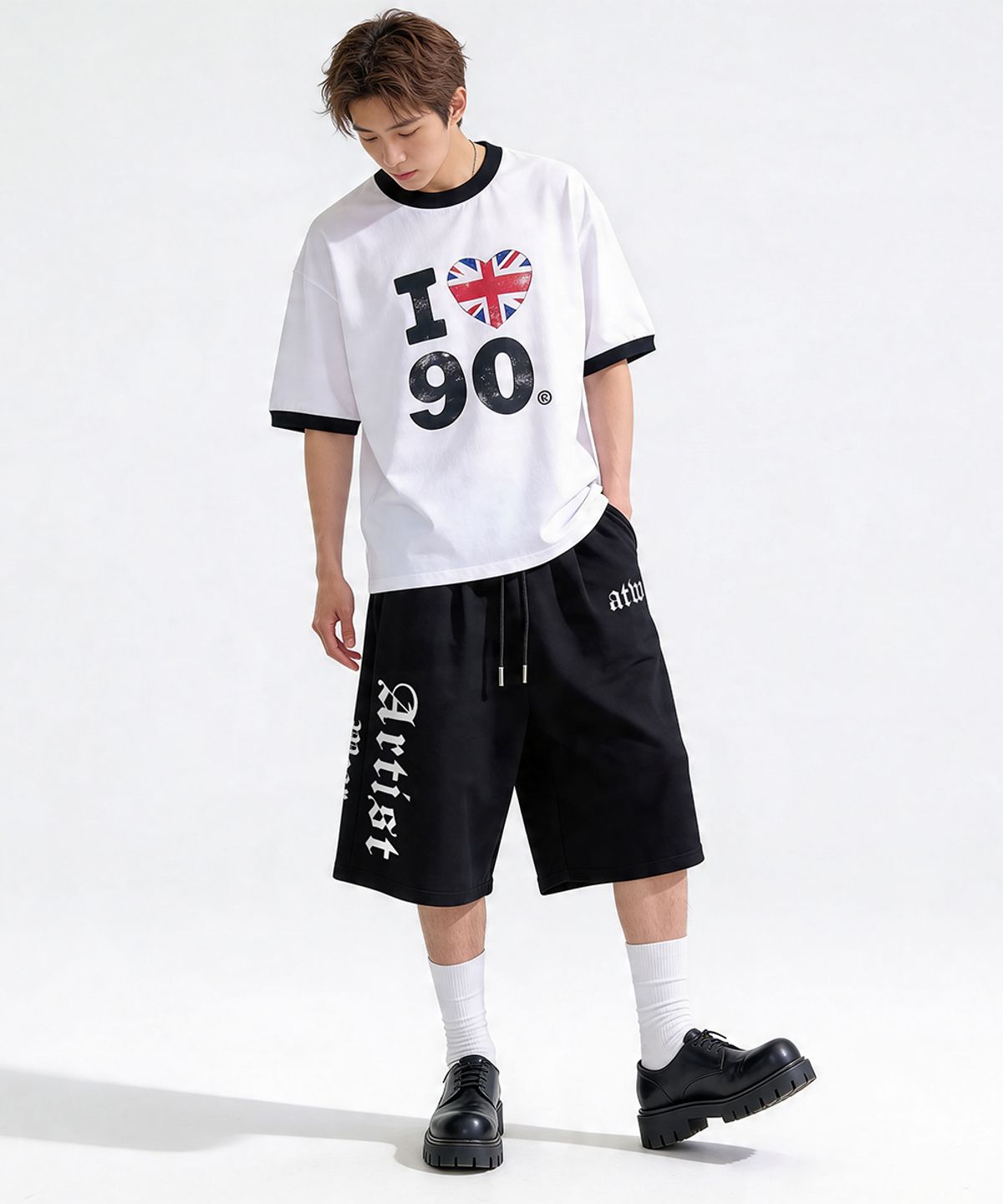 아티스트웨어(ARTISTWEAR) [ATW] 이넥서블 버뮤다팬츠 - 2COLOR