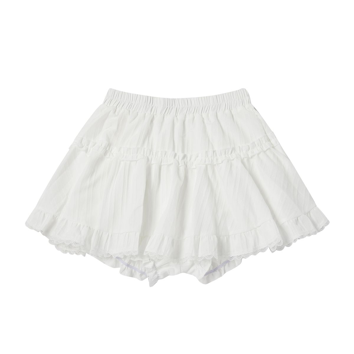 비에이블투(B ABLE TWO) saya frill skirt-white