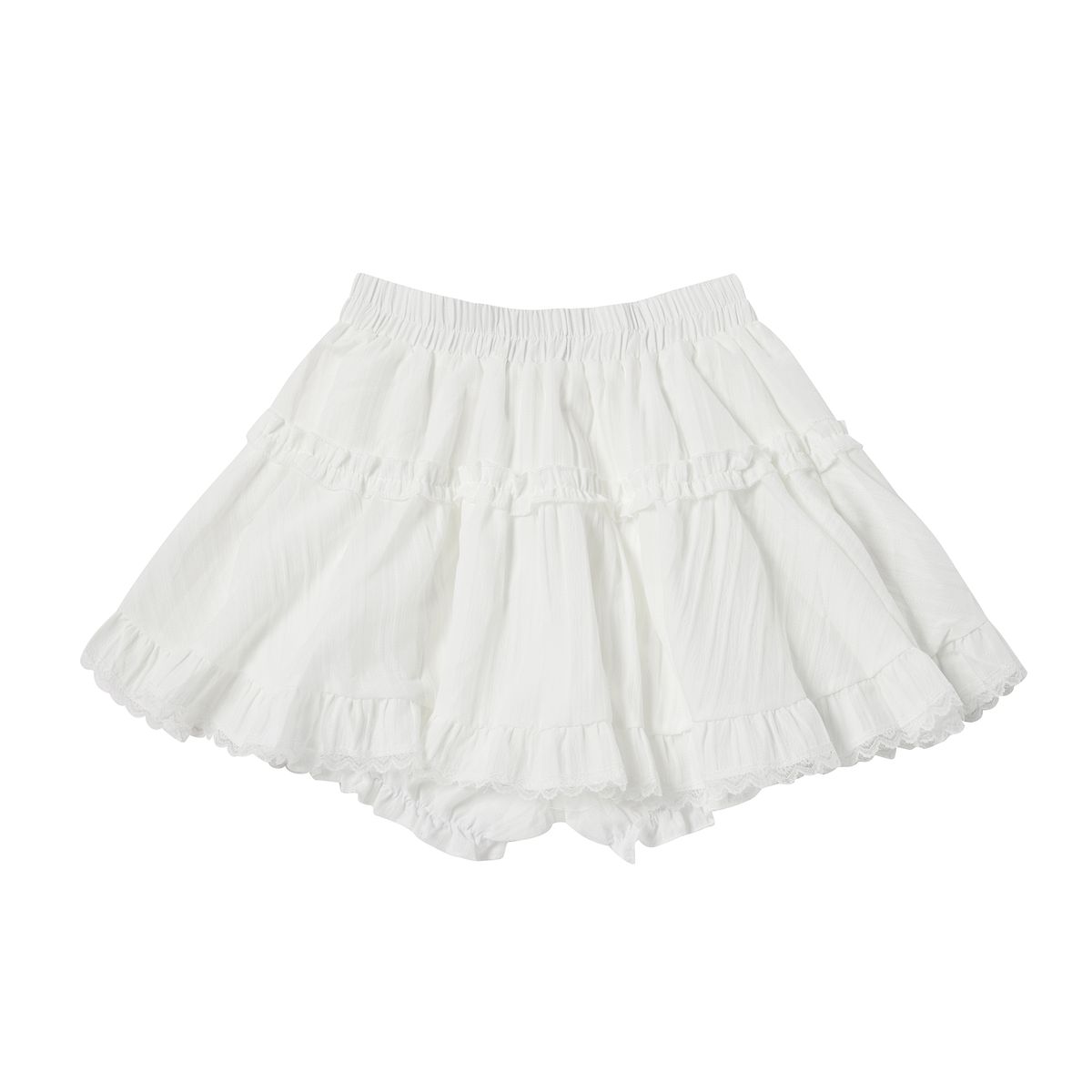 비에이블투(B ABLE TWO) saya frill skirt-white