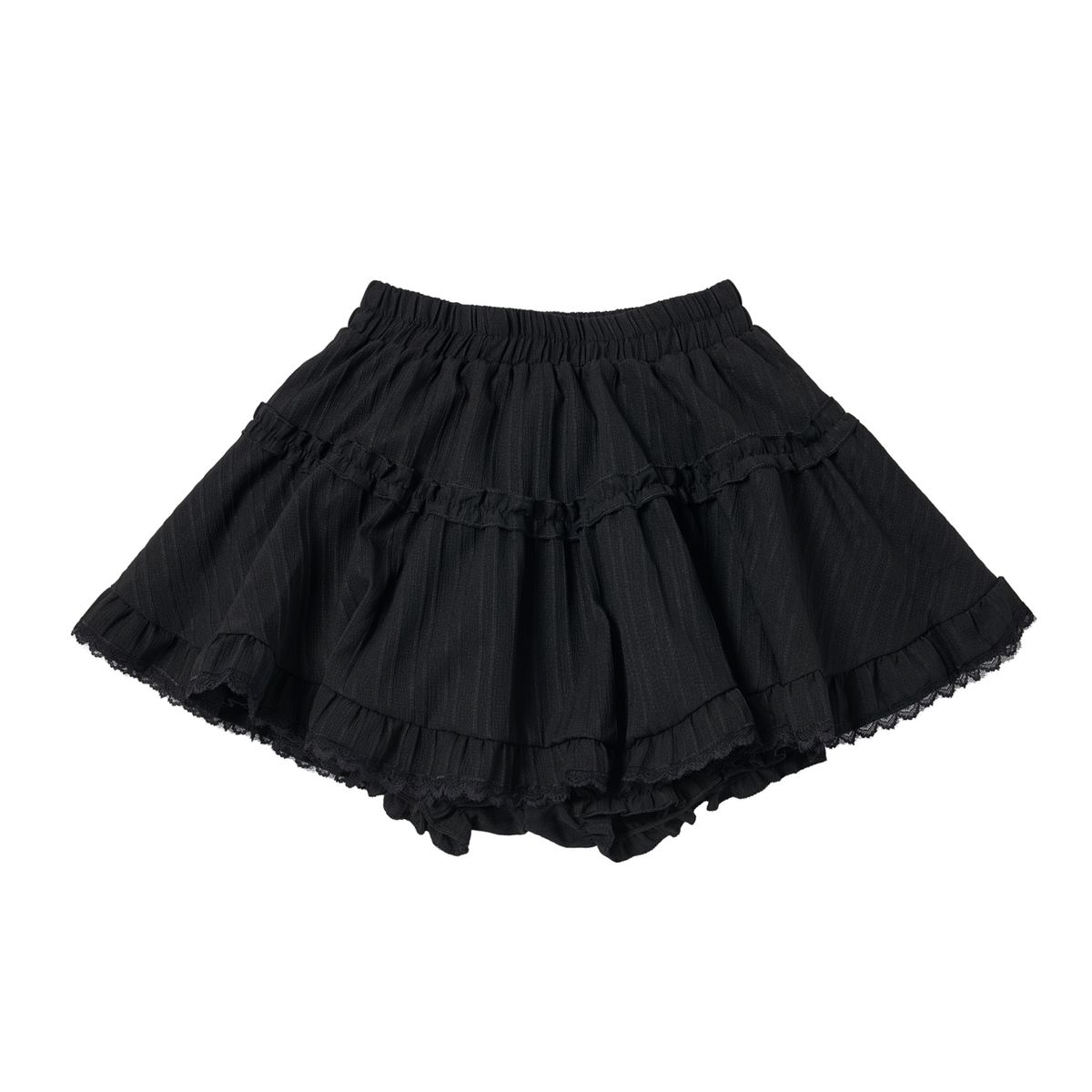비에이블투(B ABLE TWO) saya frill skirt-black