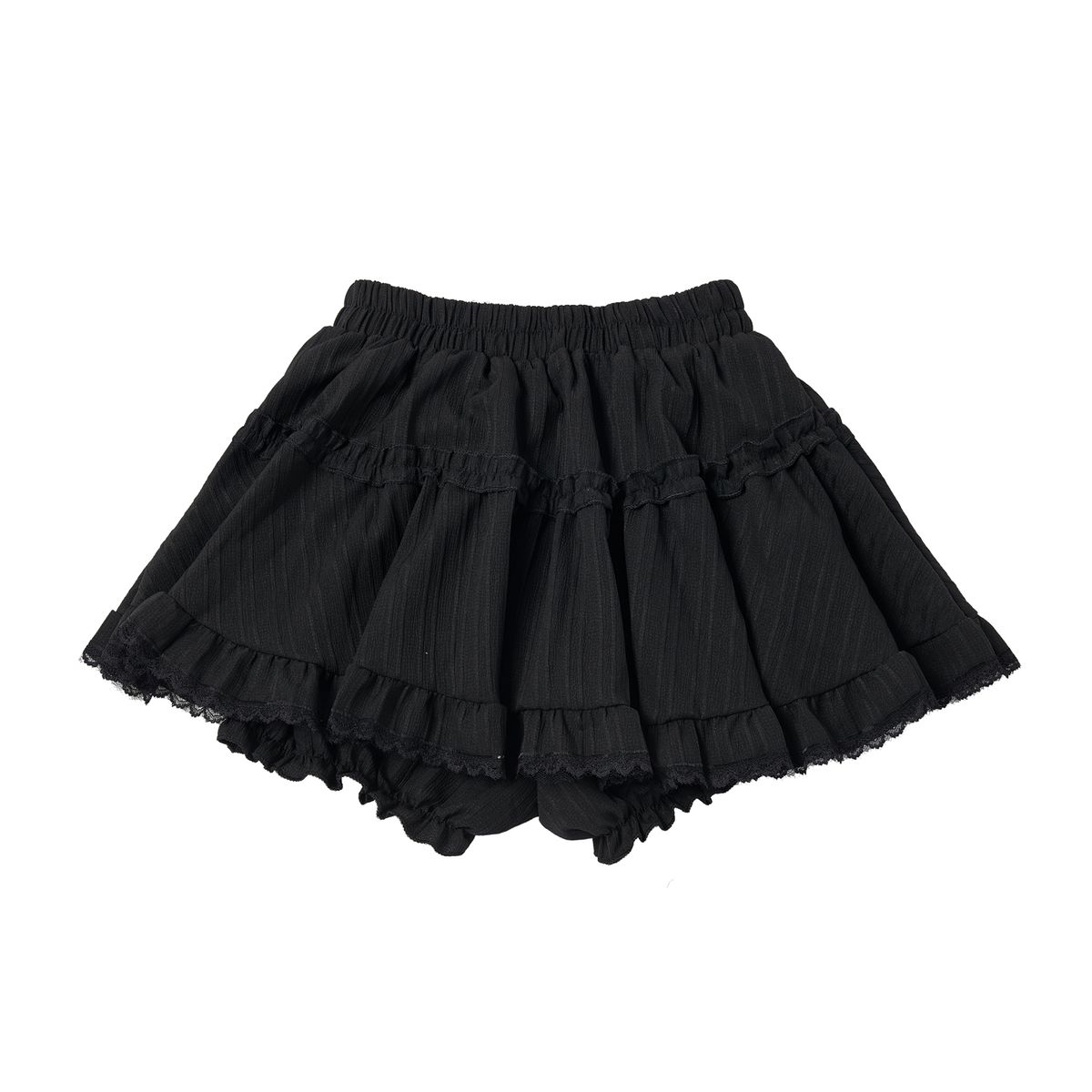 비에이블투(B ABLE TWO) saya frill skirt-black