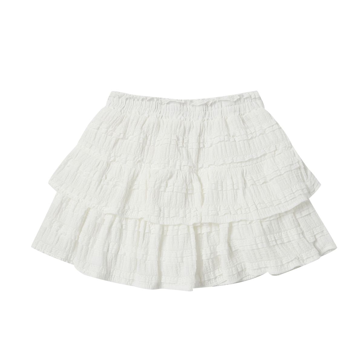 비에이블투(B ABLE TWO) sweety rah rah skirt-white