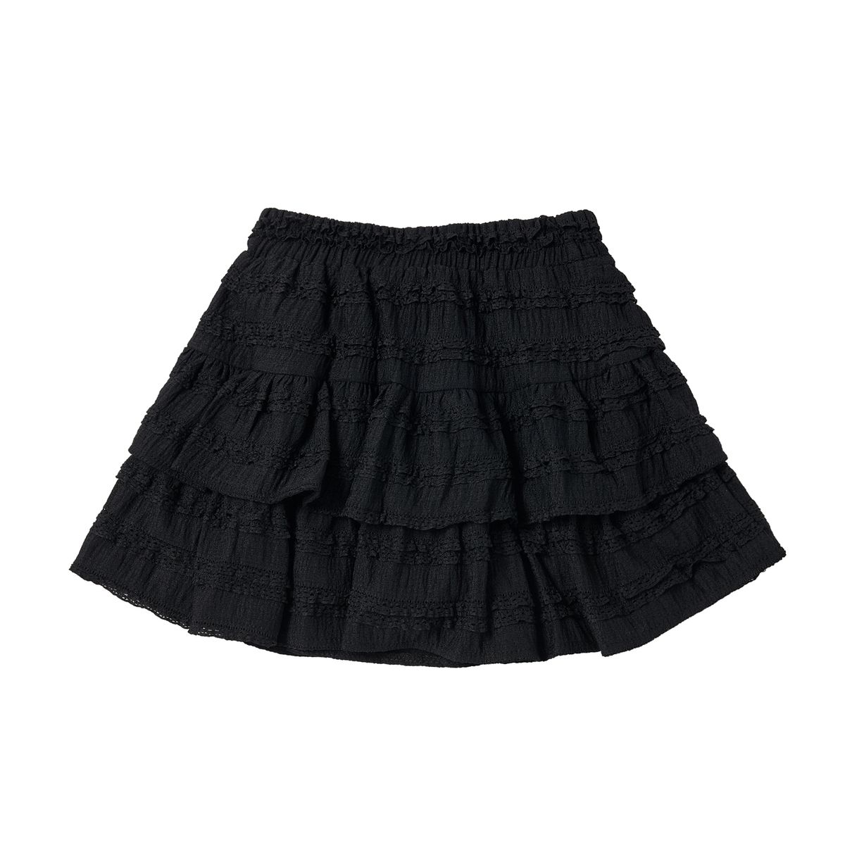 비에이블투(B ABLE TWO) sweety rah rah skirt-black